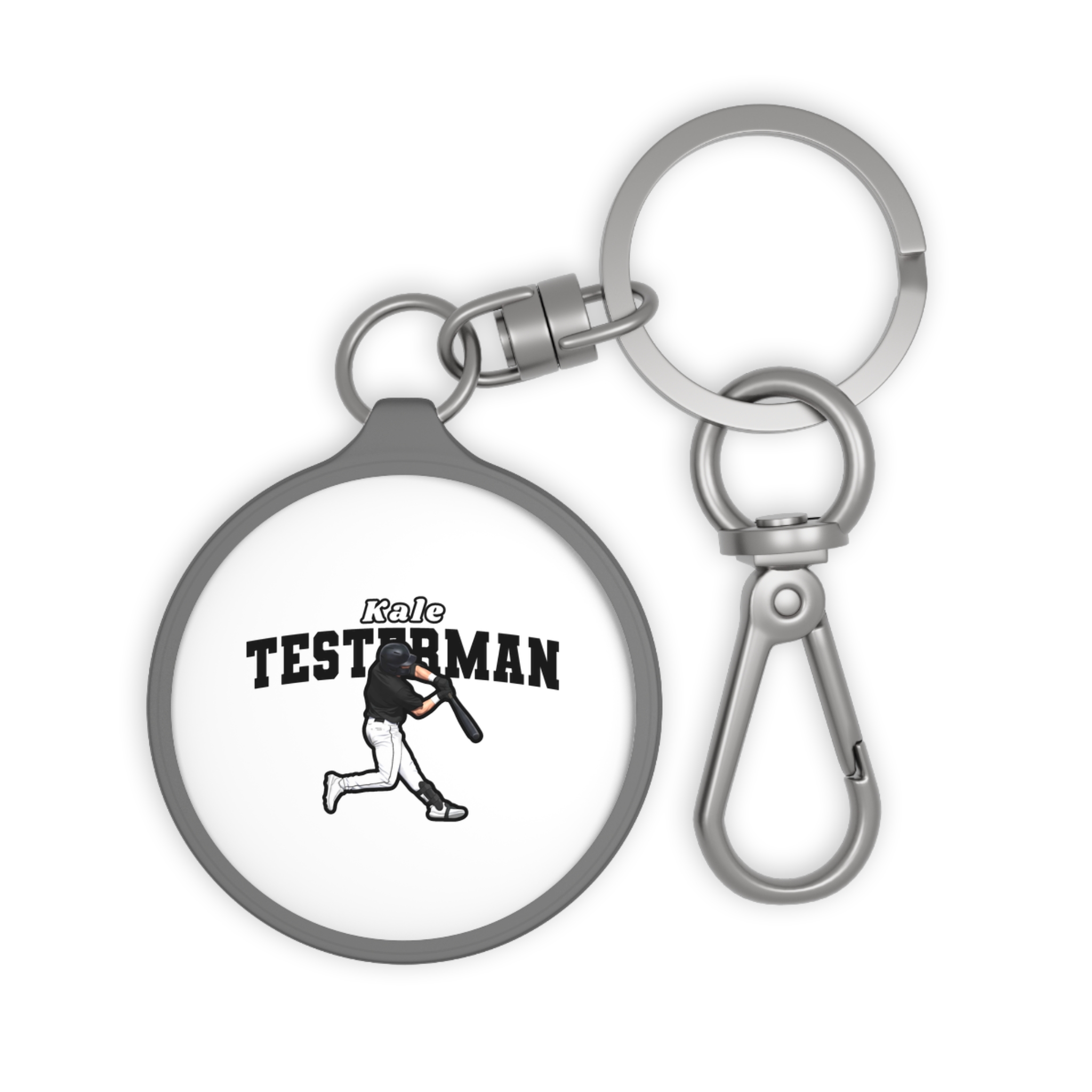 Keychain — character_name_arch in Grey