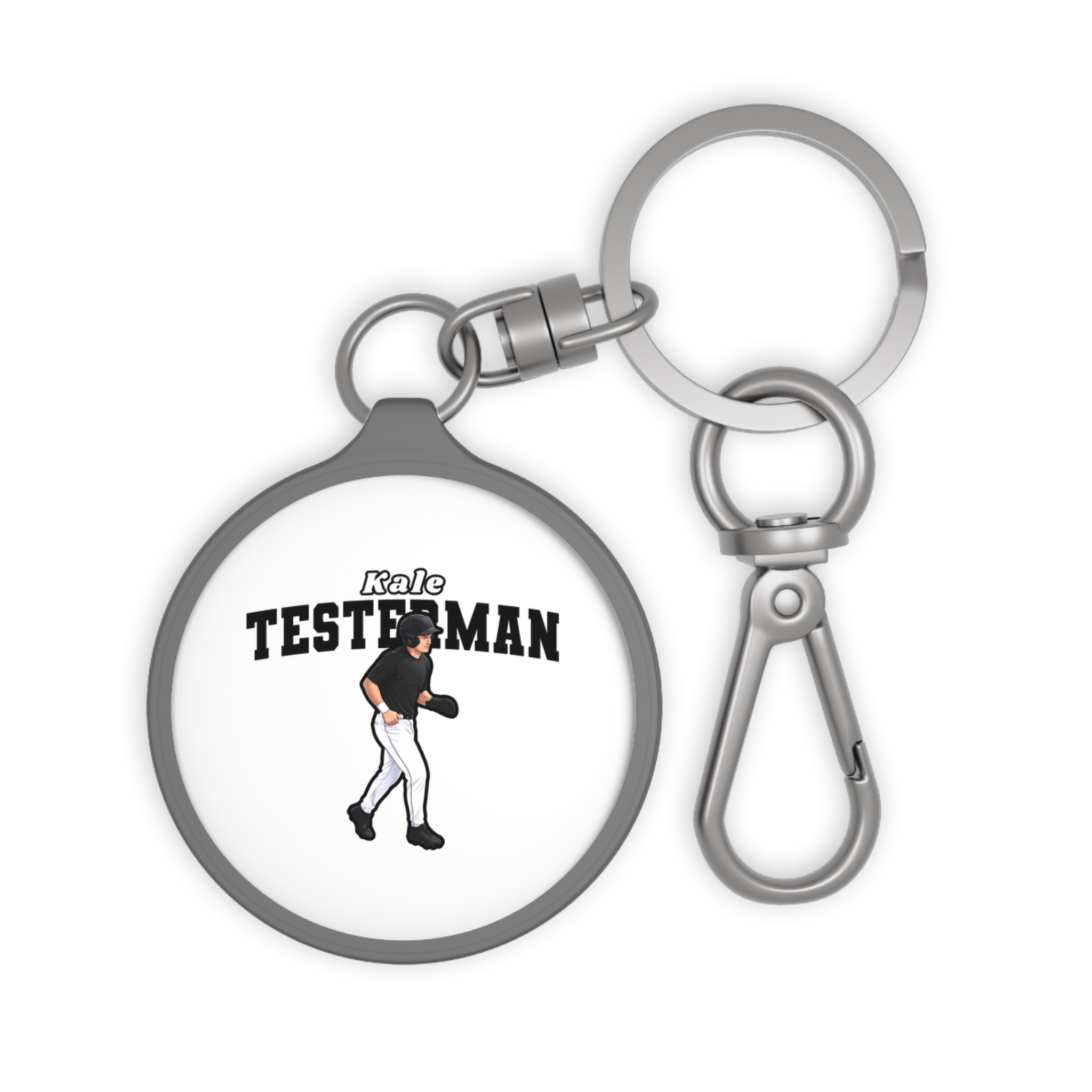 Keychain — character_name_arch in Grey