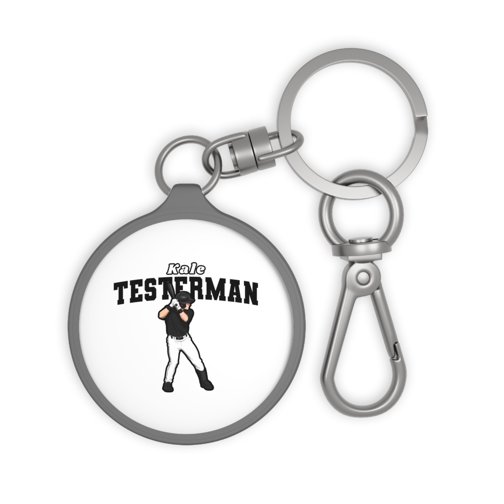 Keychain — character_name_arch in Grey