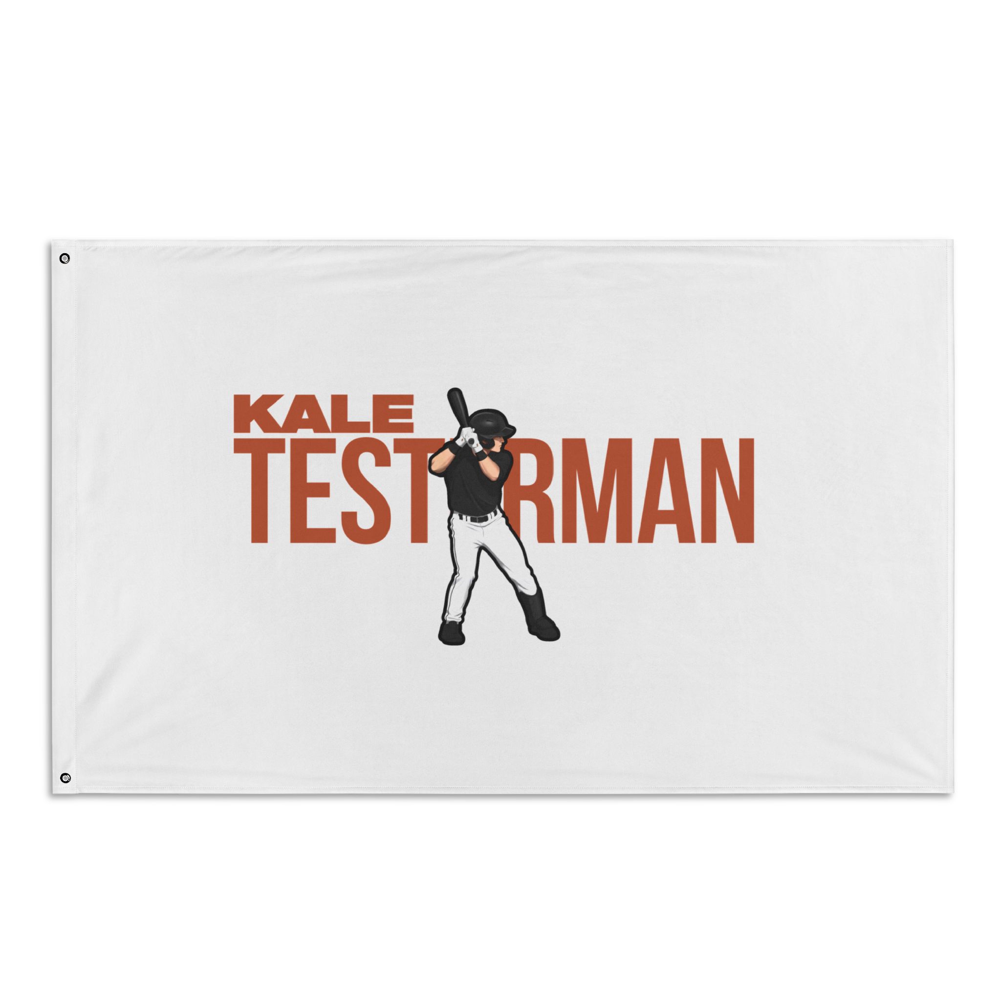 Flag (35 × 56 in) — character_player_name in Classic