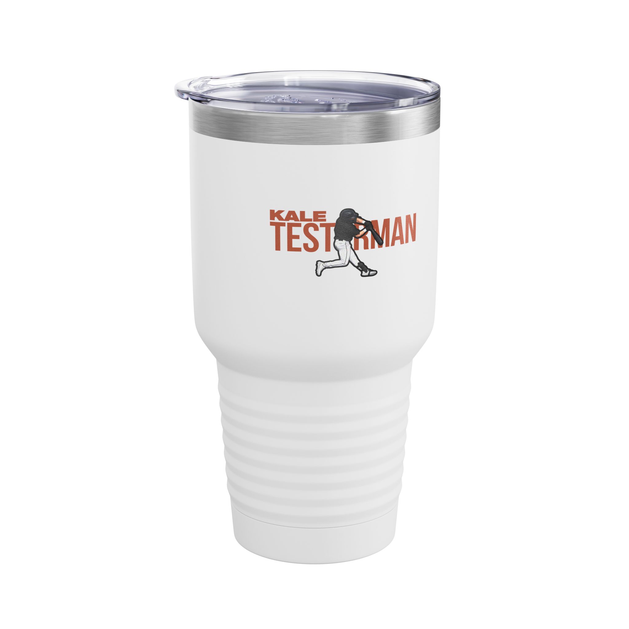 30oz Tumbler — character_player_name in White