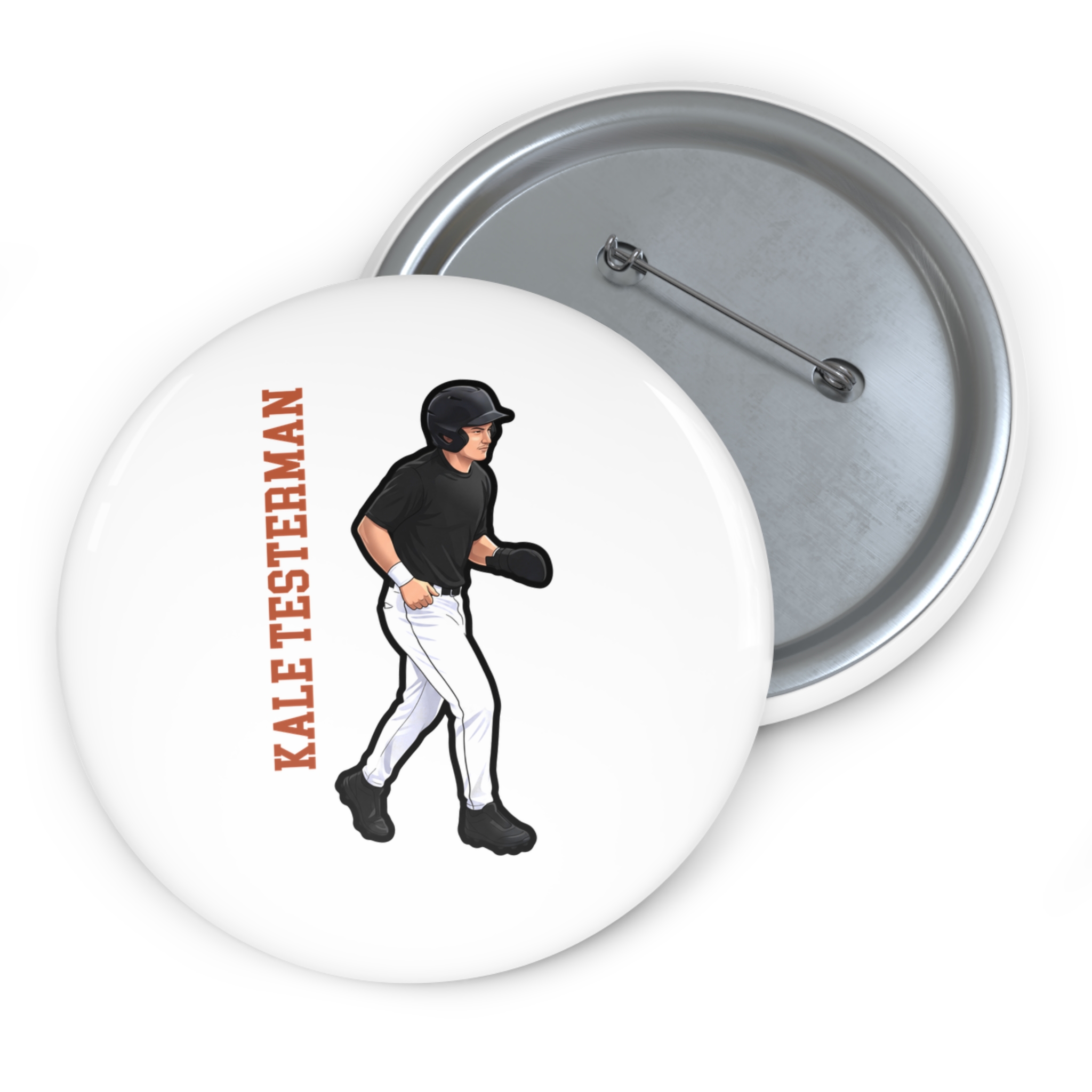 Game Day Pin — character_name_vertical in Classic