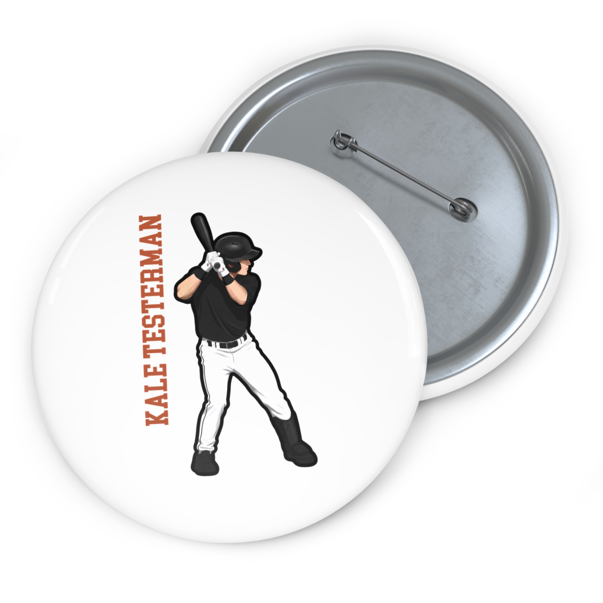 Game Day Pin — character_name_vertical in Classic