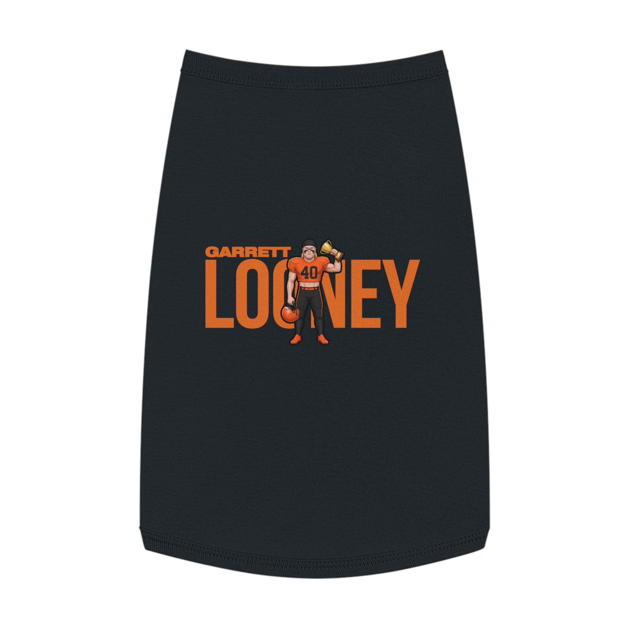 Pet Tank Top — character_player_name in White