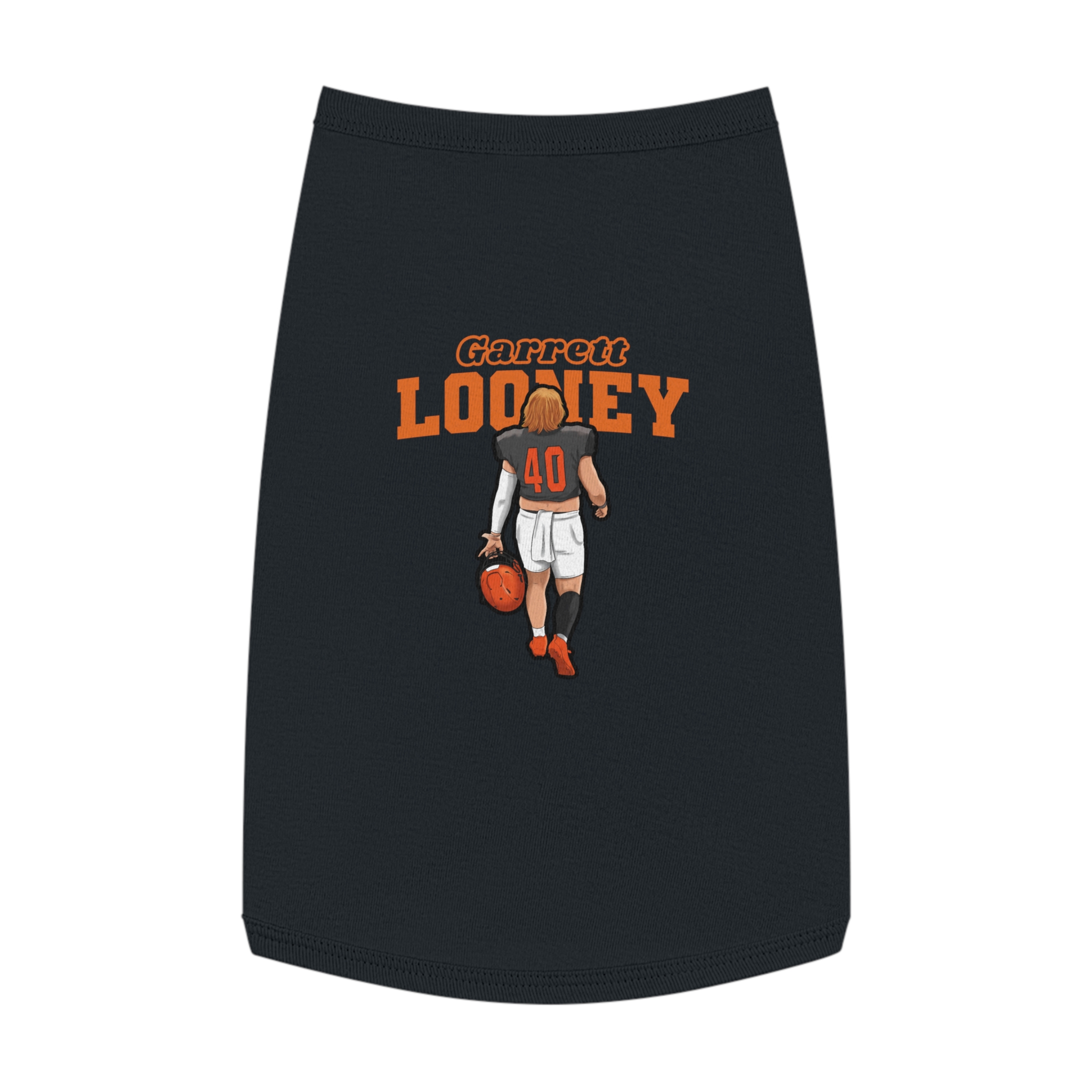 Pet Tank Top — character_name_arch in White