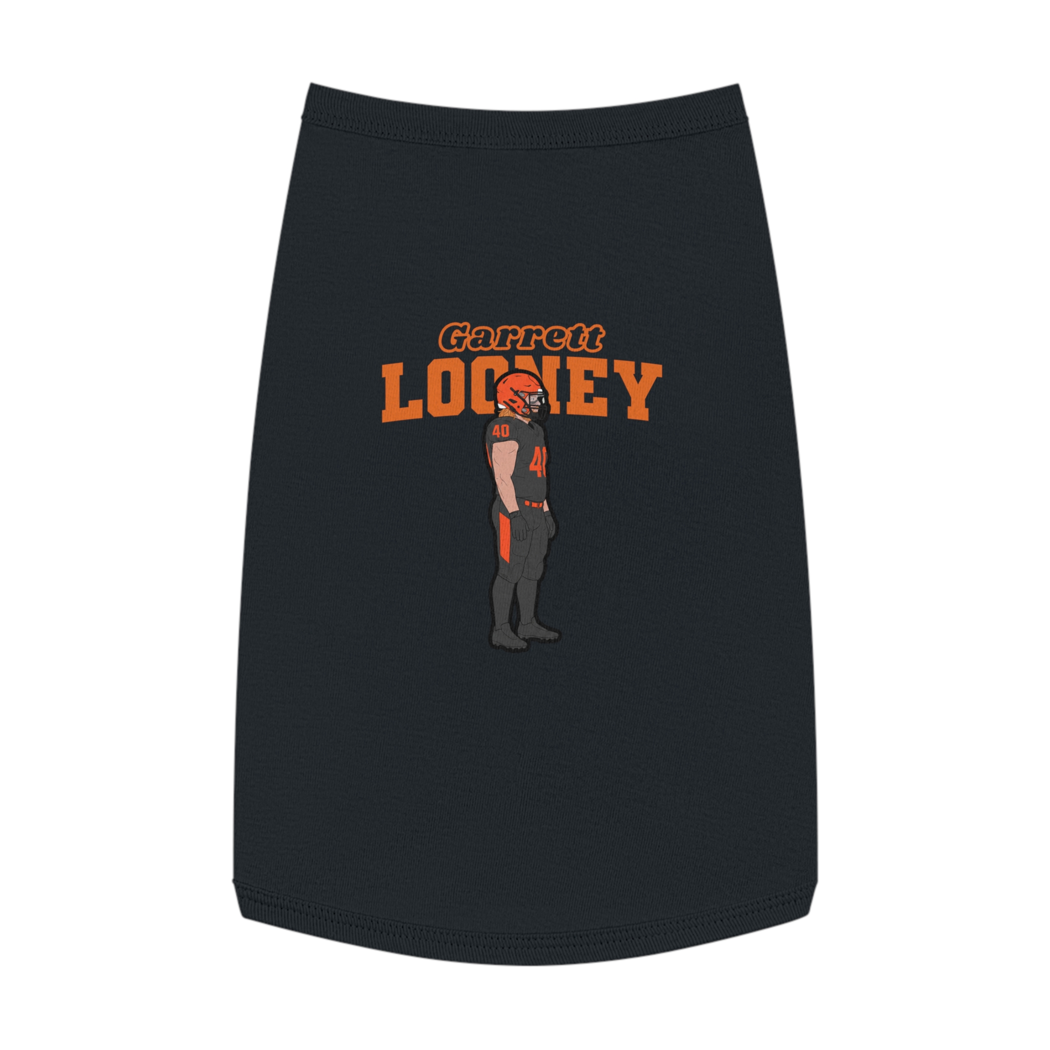 Pet Tank Top — character_name_arch in White