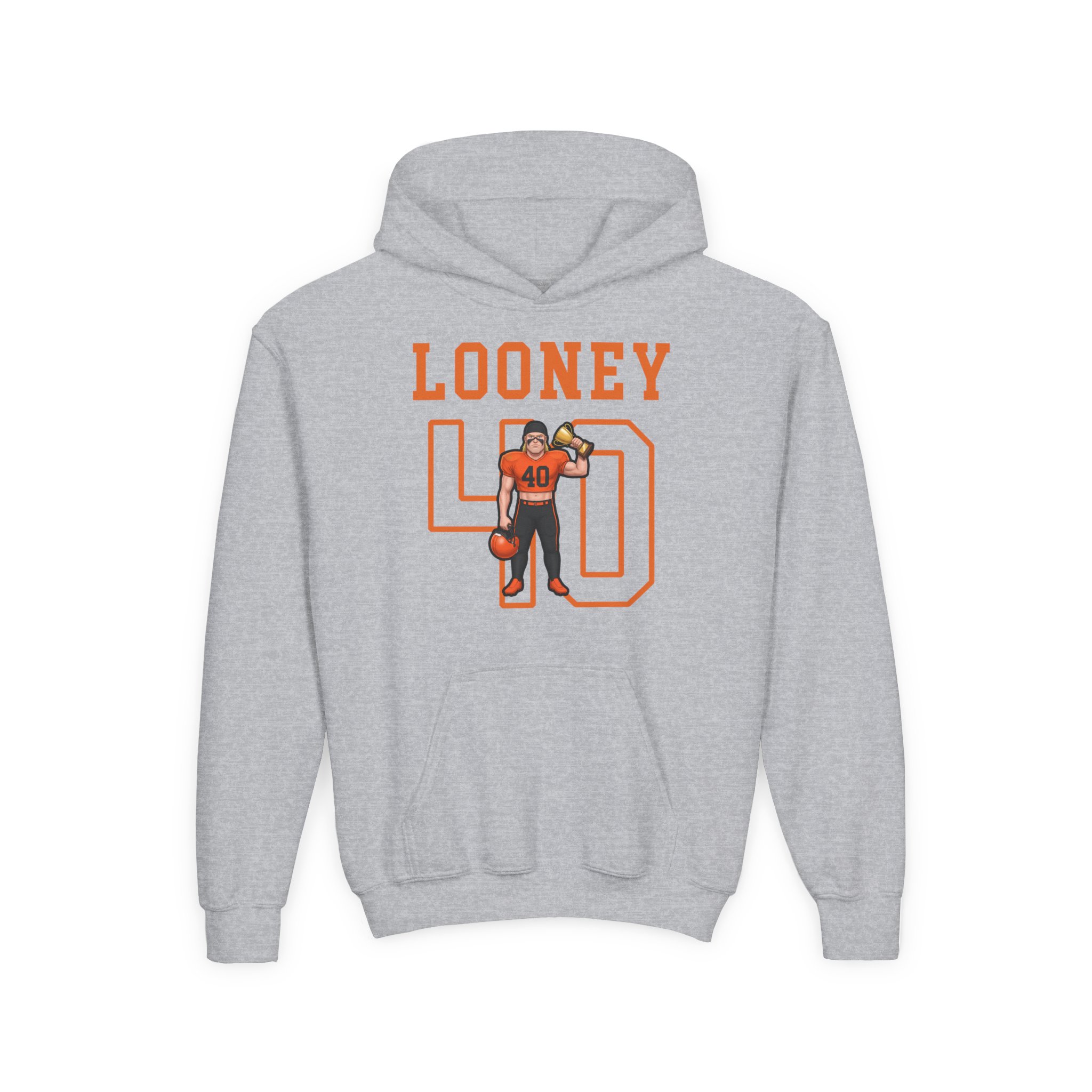 Youth Hoodie — character_shirsey in Grey