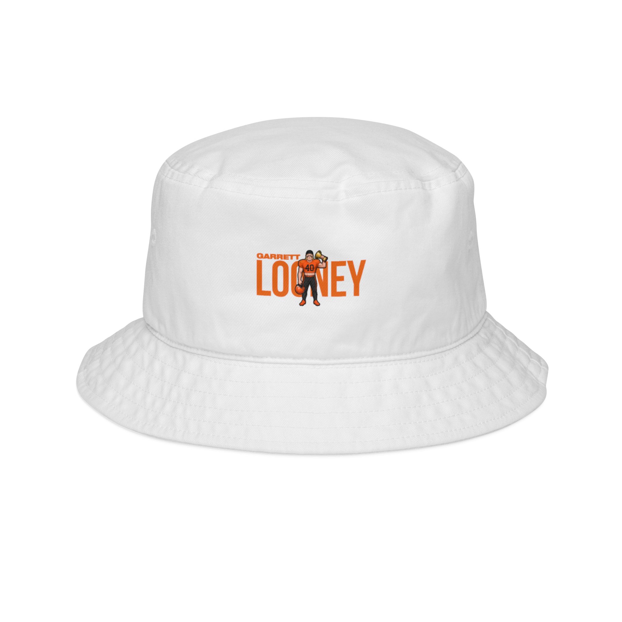 Bucket Hat — character_player_name in White