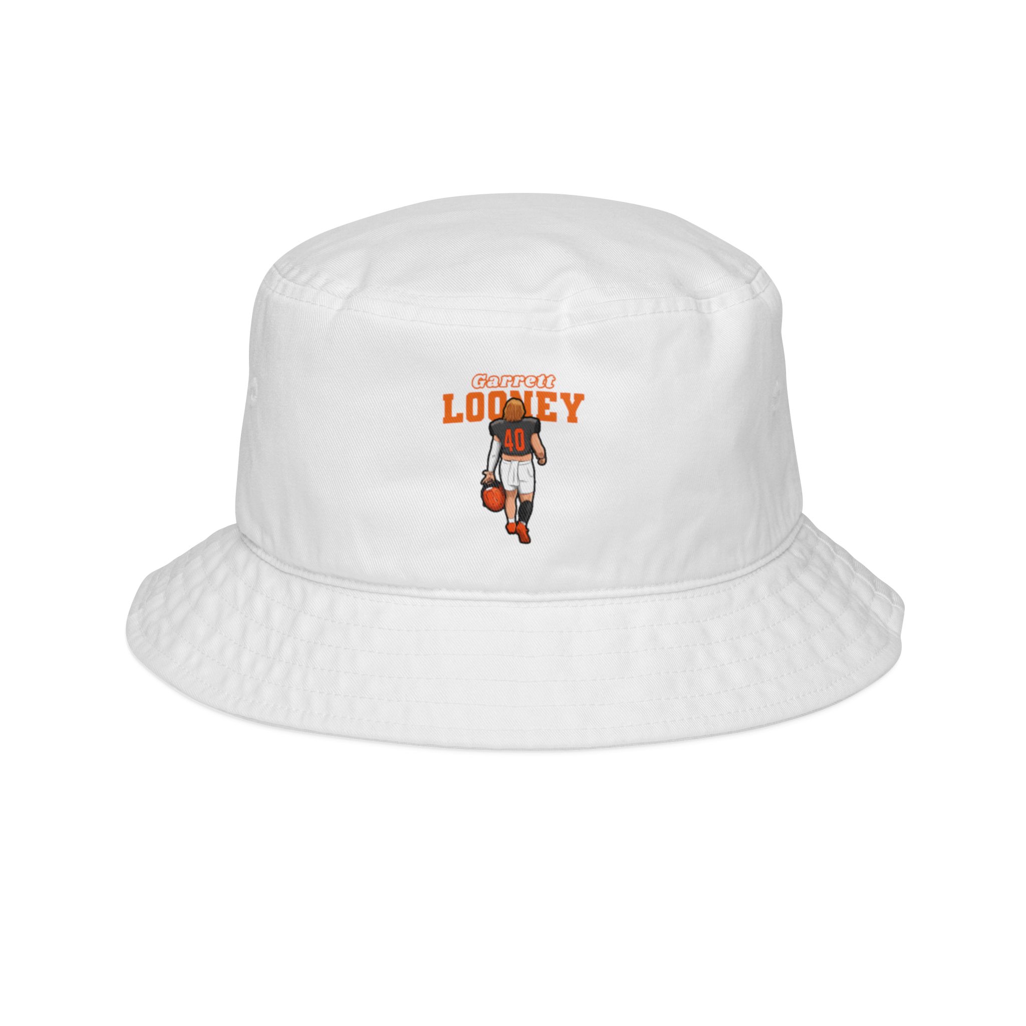 Bucket Hat — character_name_arch in White