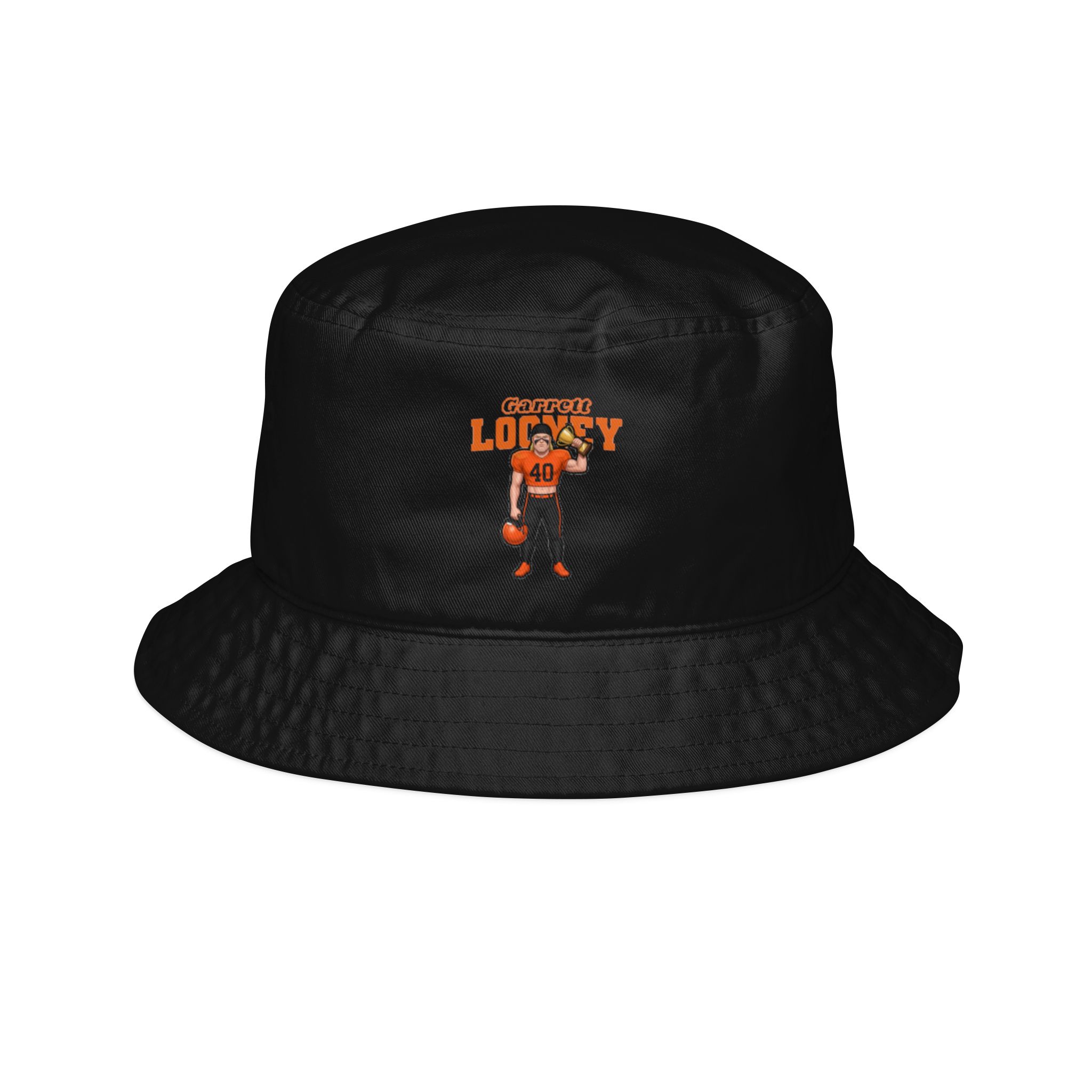 Bucket Hat — character_name_arch in Black