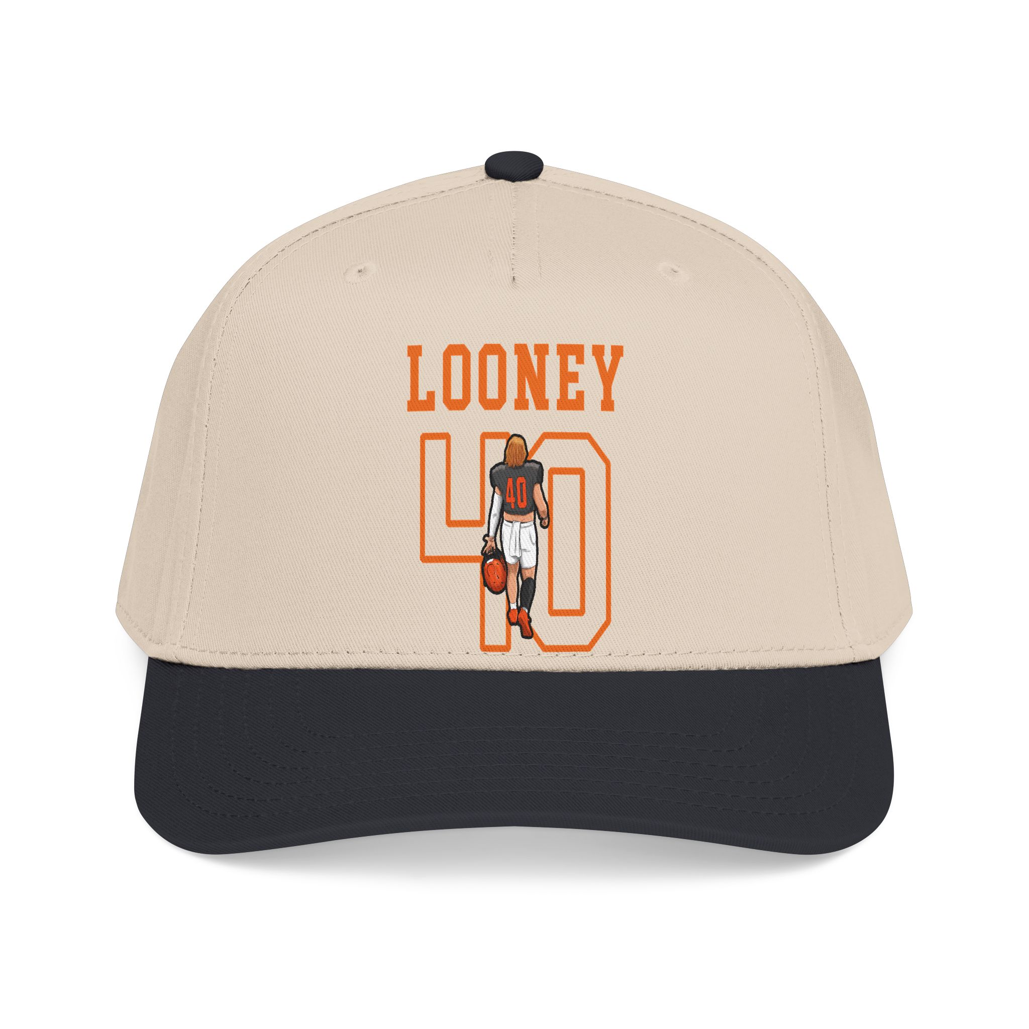 Baseball Cap — character_shirsey in Black / Natural