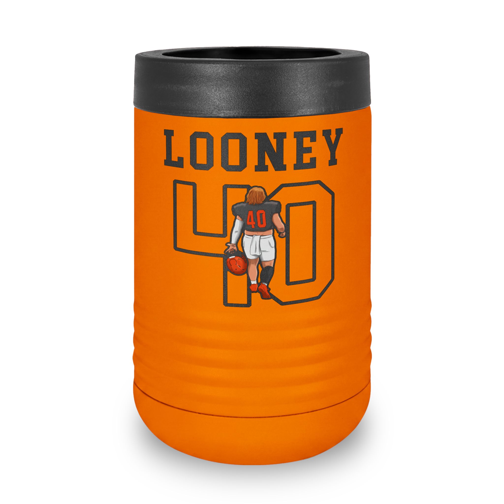 Stainless Can Cooler — character_shirsey in Orange