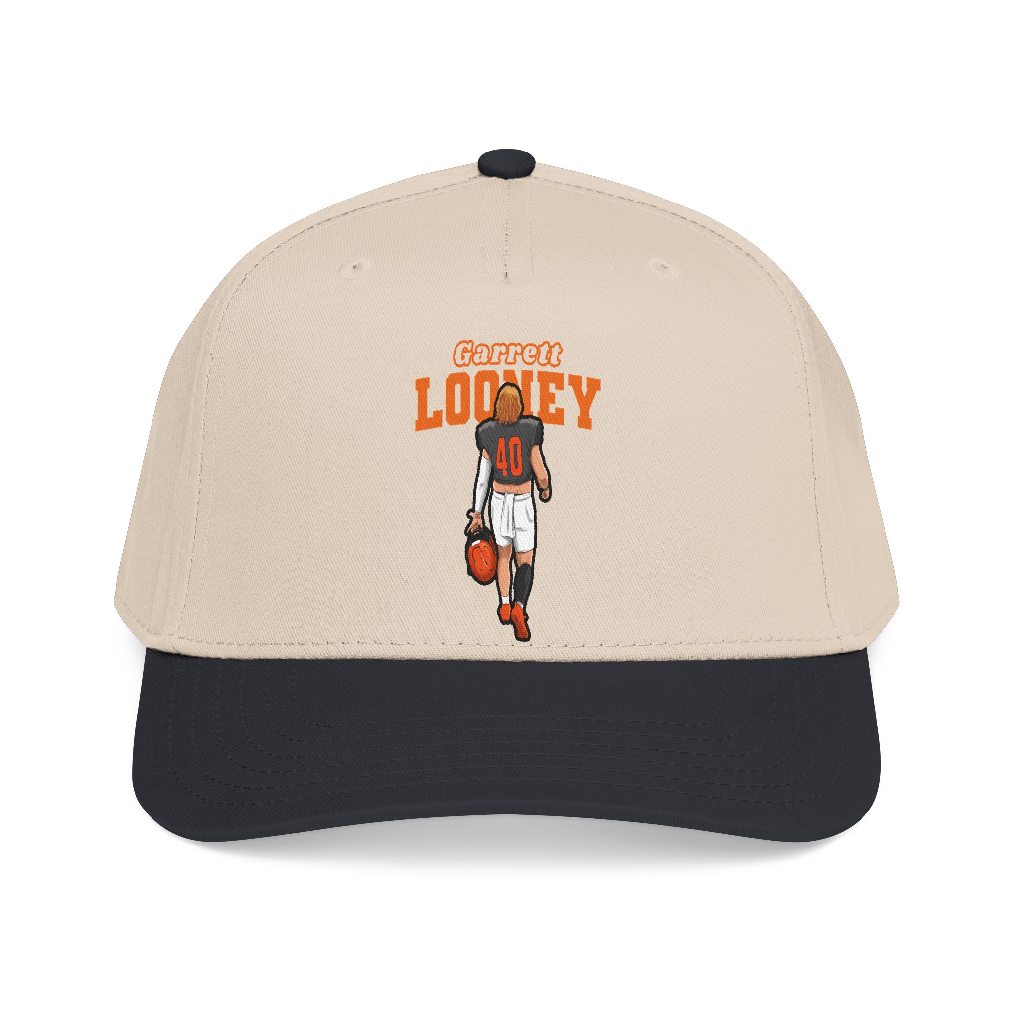Baseball Cap — character_name_arch in Black / Natural