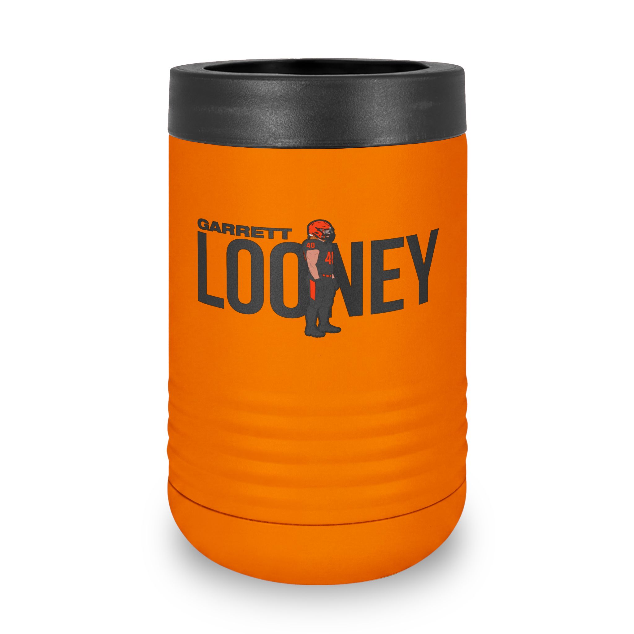 Stainless Can Cooler — character_player_name in Orange