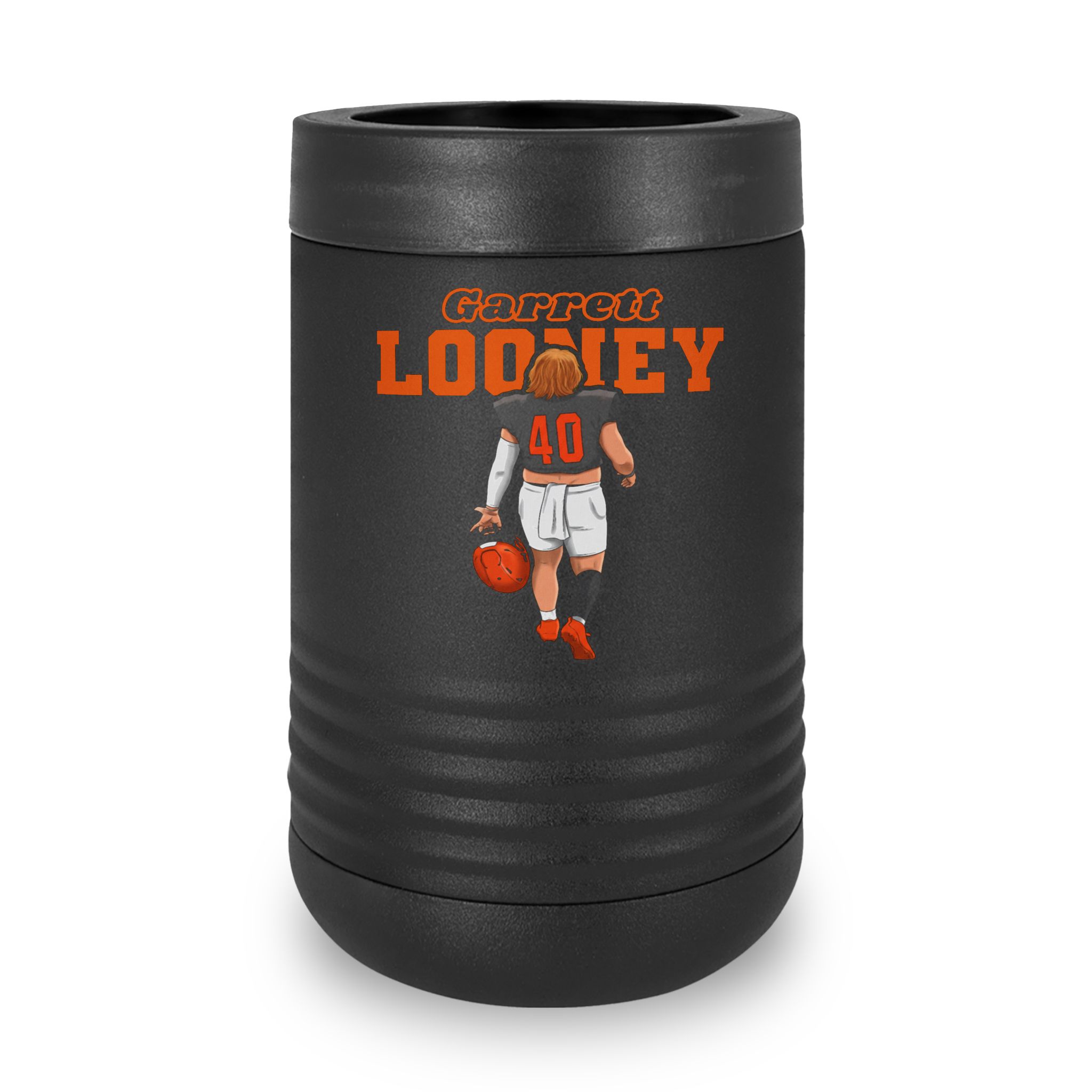 Stainless Can Cooler — character_name_arch in Black