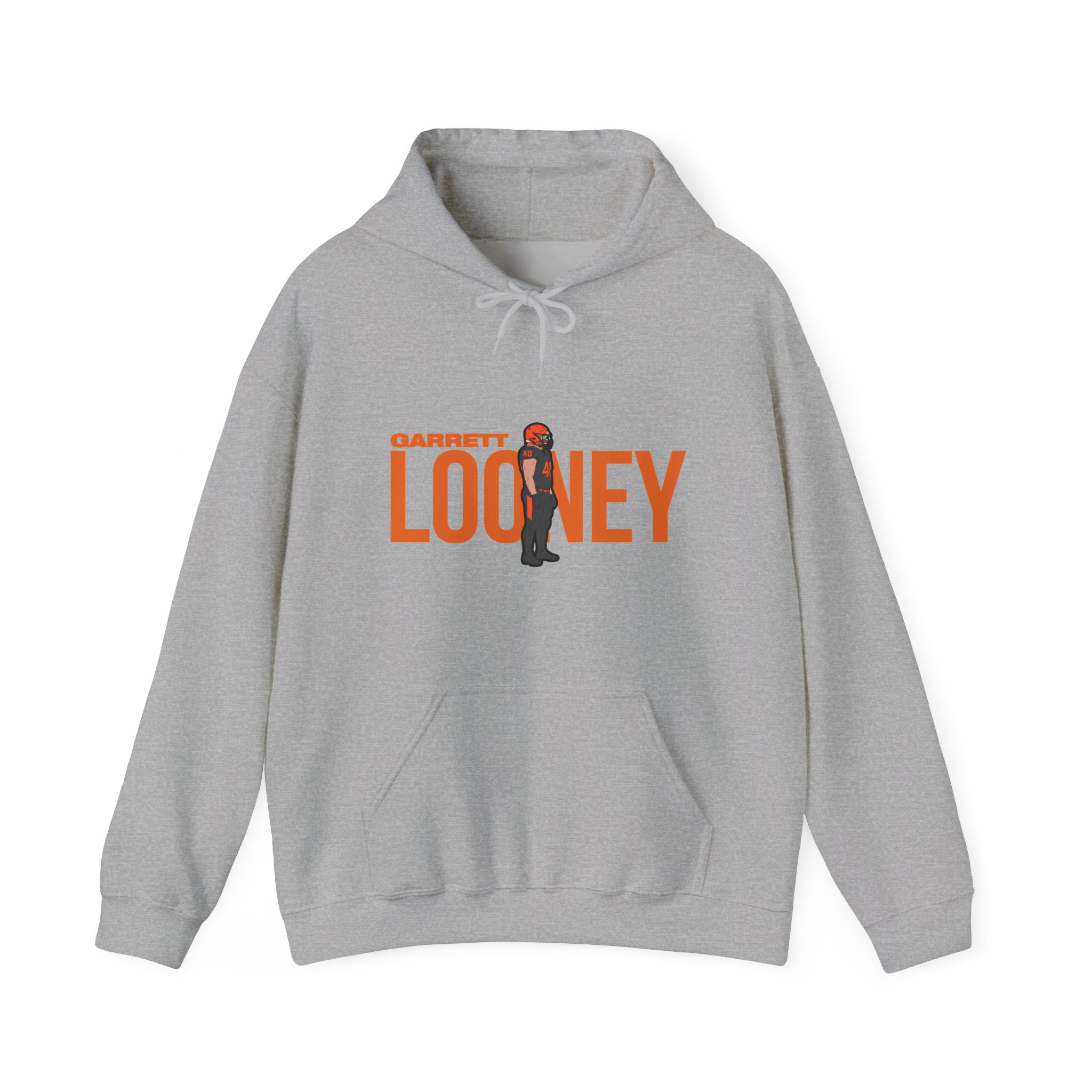 Hoodie — character_player_name in Grey
