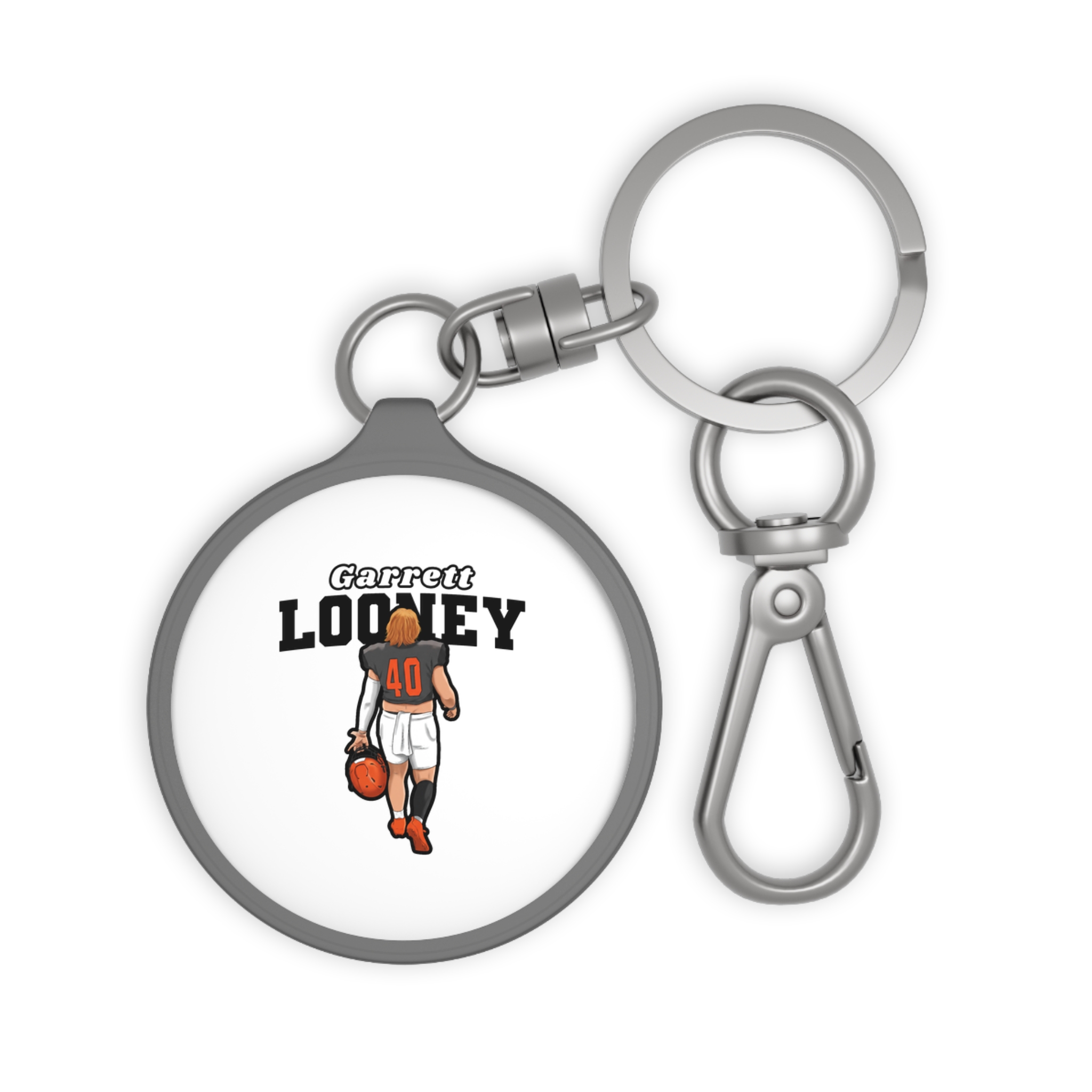 Keychain — character_name_arch in Grey