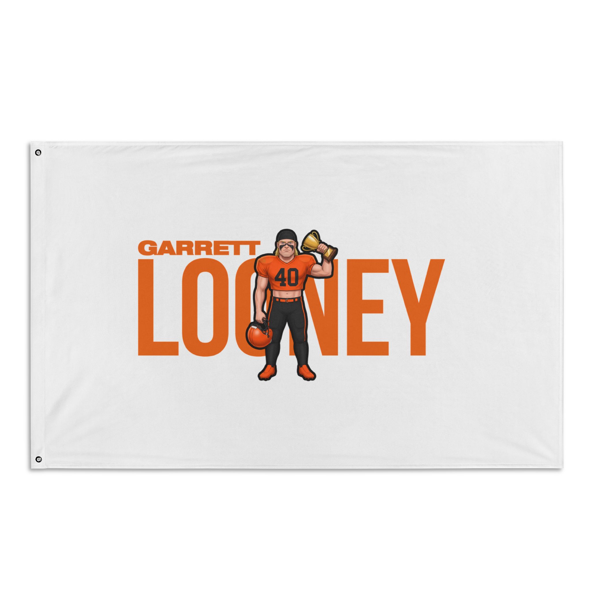 Flag (35 × 56 in) — character_player_name in Classic