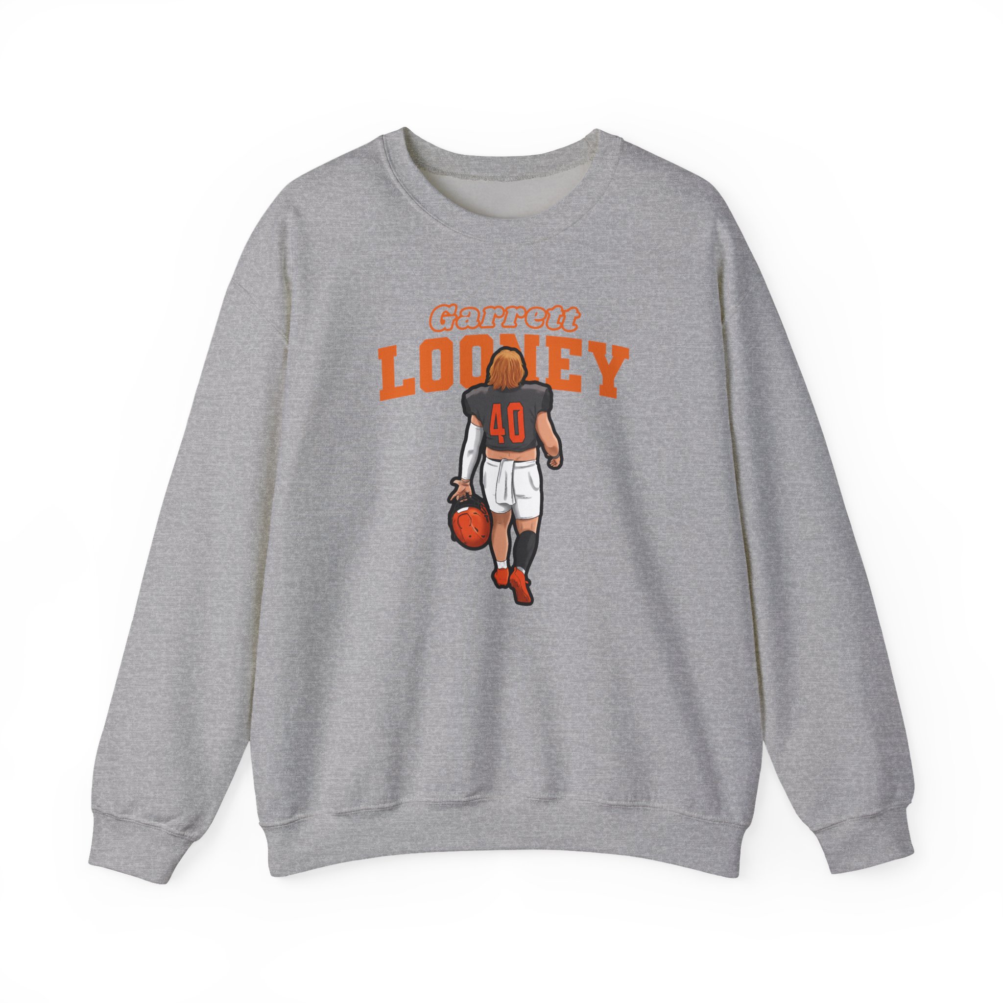 Crewneck Sweatshirt — character_name_arch in Grey