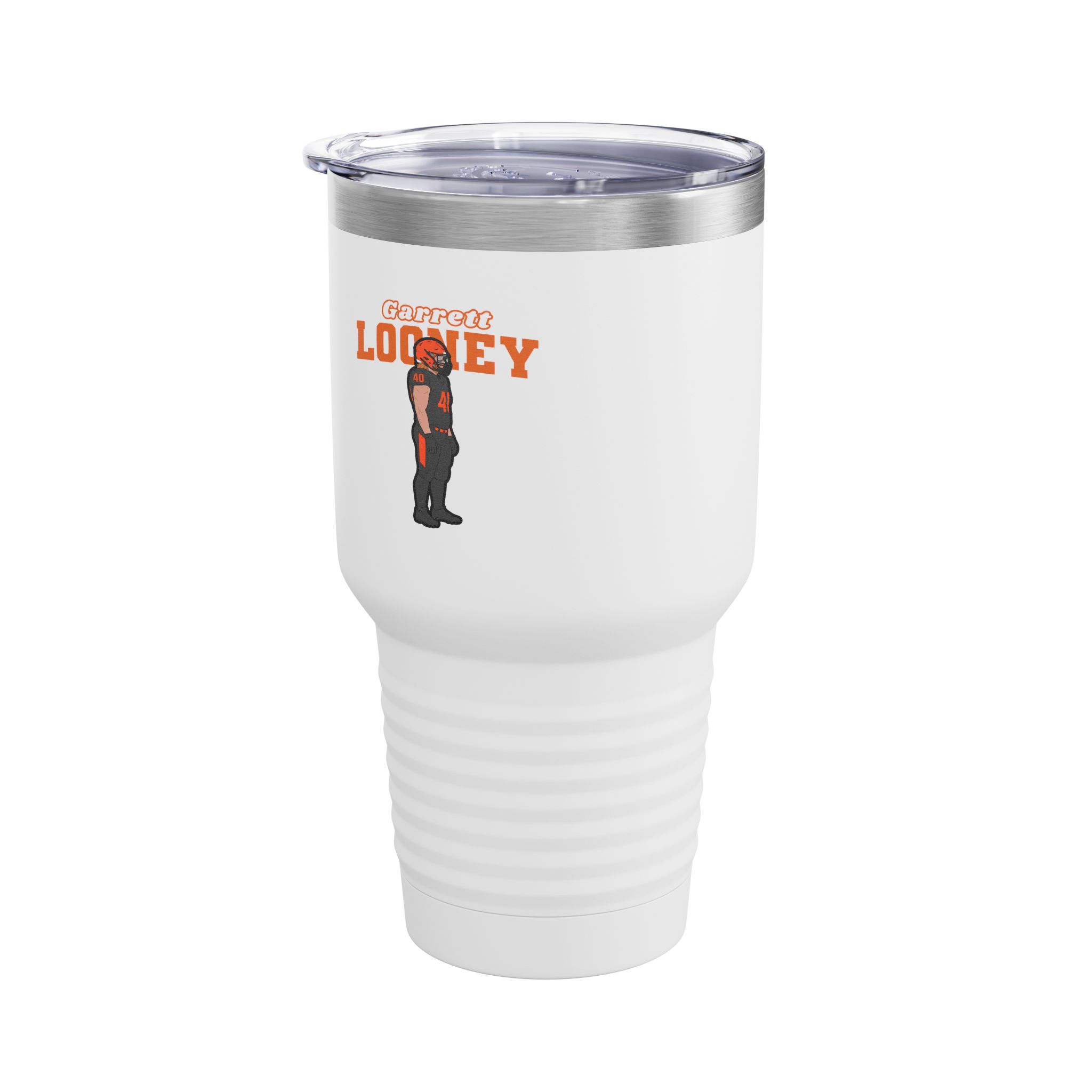 30oz Tumbler — character_name_arch in White