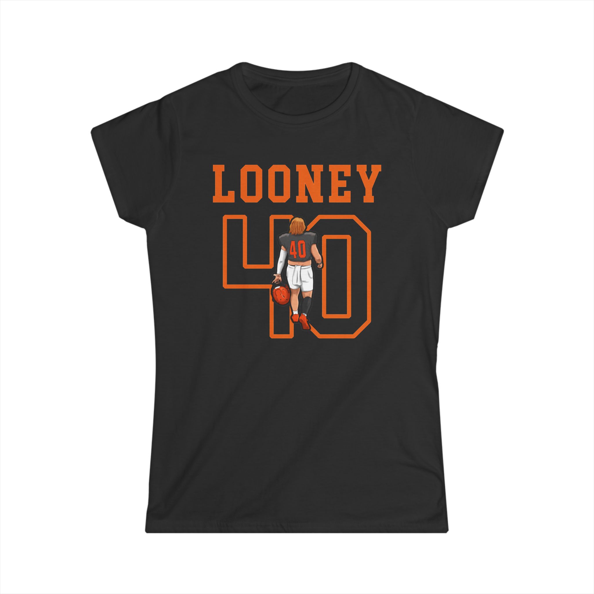 Women's Softstyle Tee — character_shirsey in Black