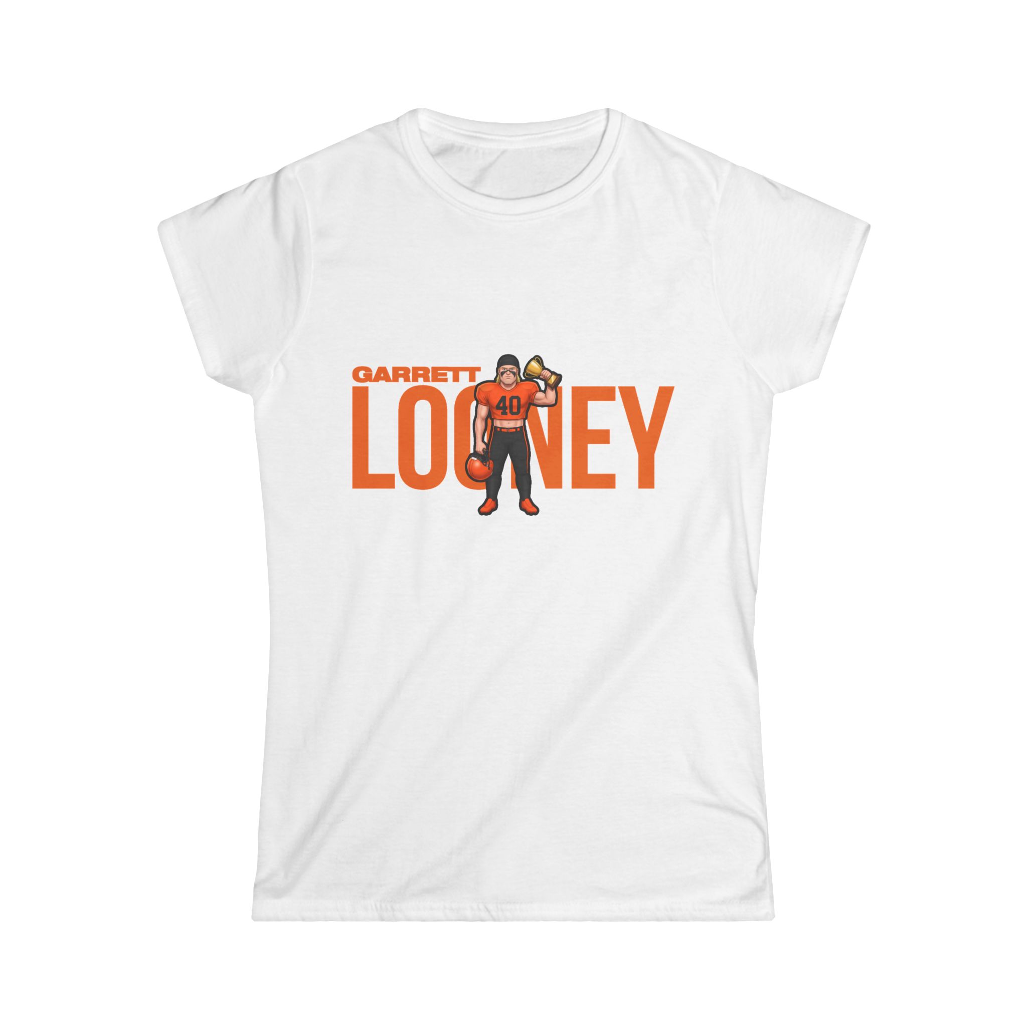 Women's Softstyle Tee — character_player_name in White