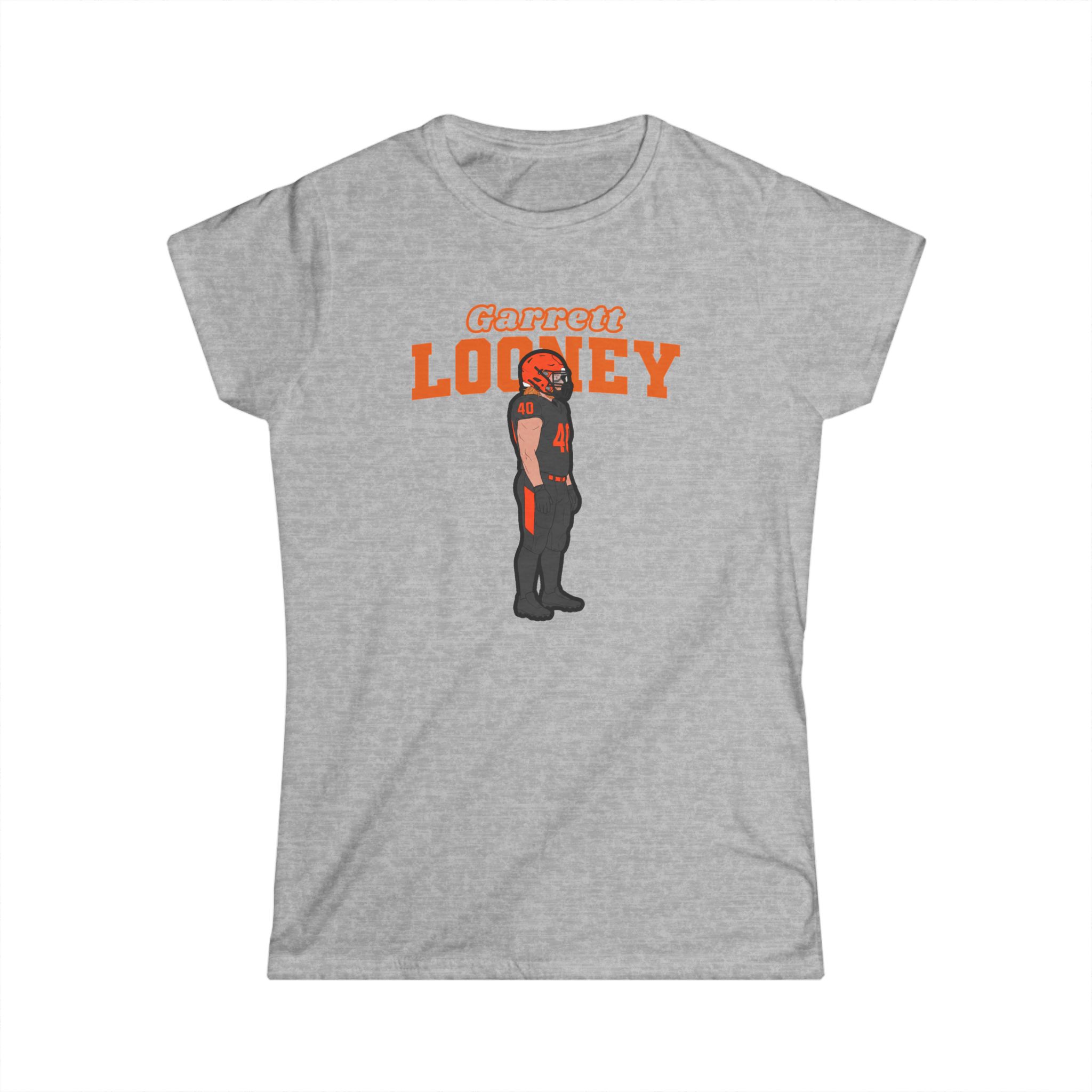 Women's Softstyle Tee — character_name_arch in Grey