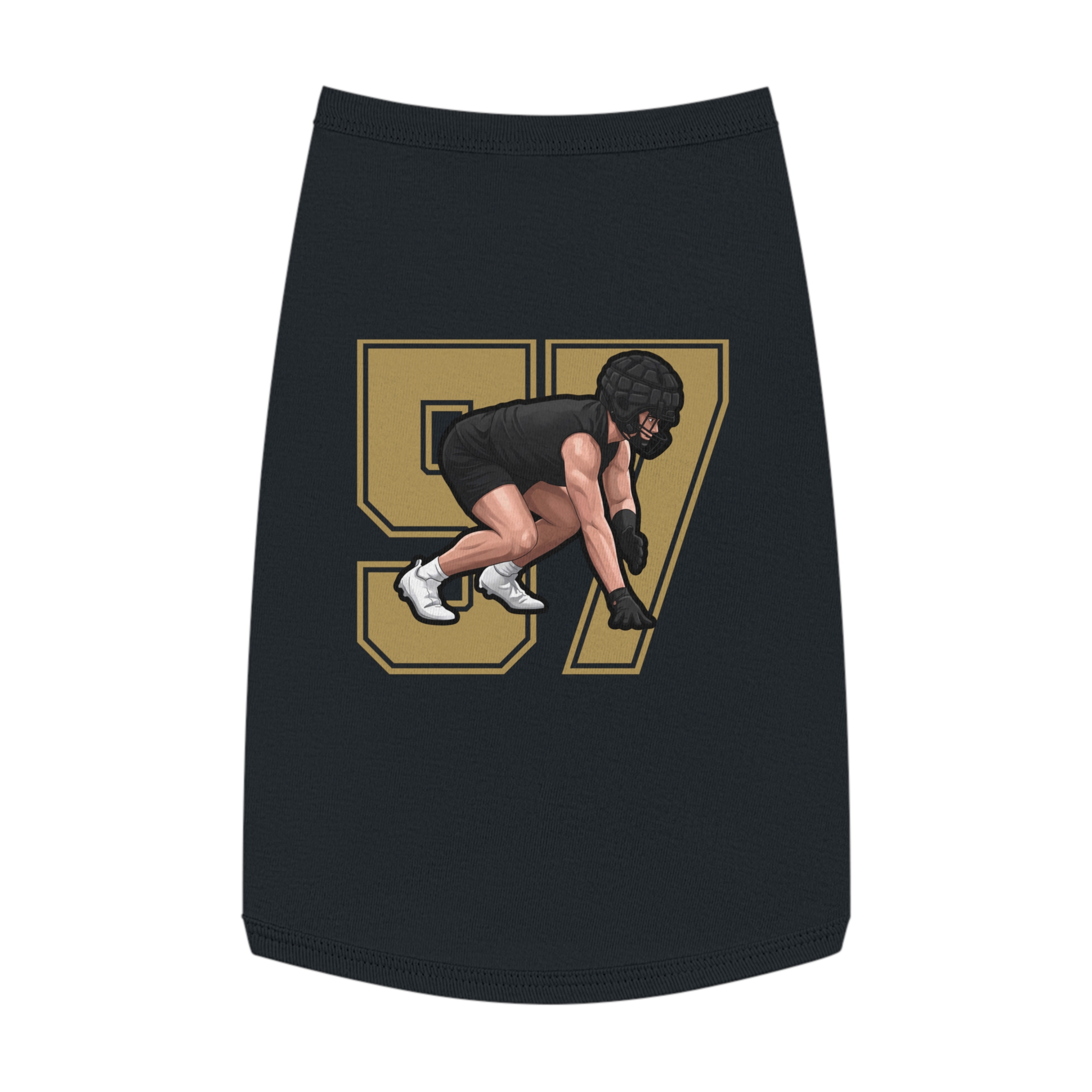Pet Tank Top — character_number in White