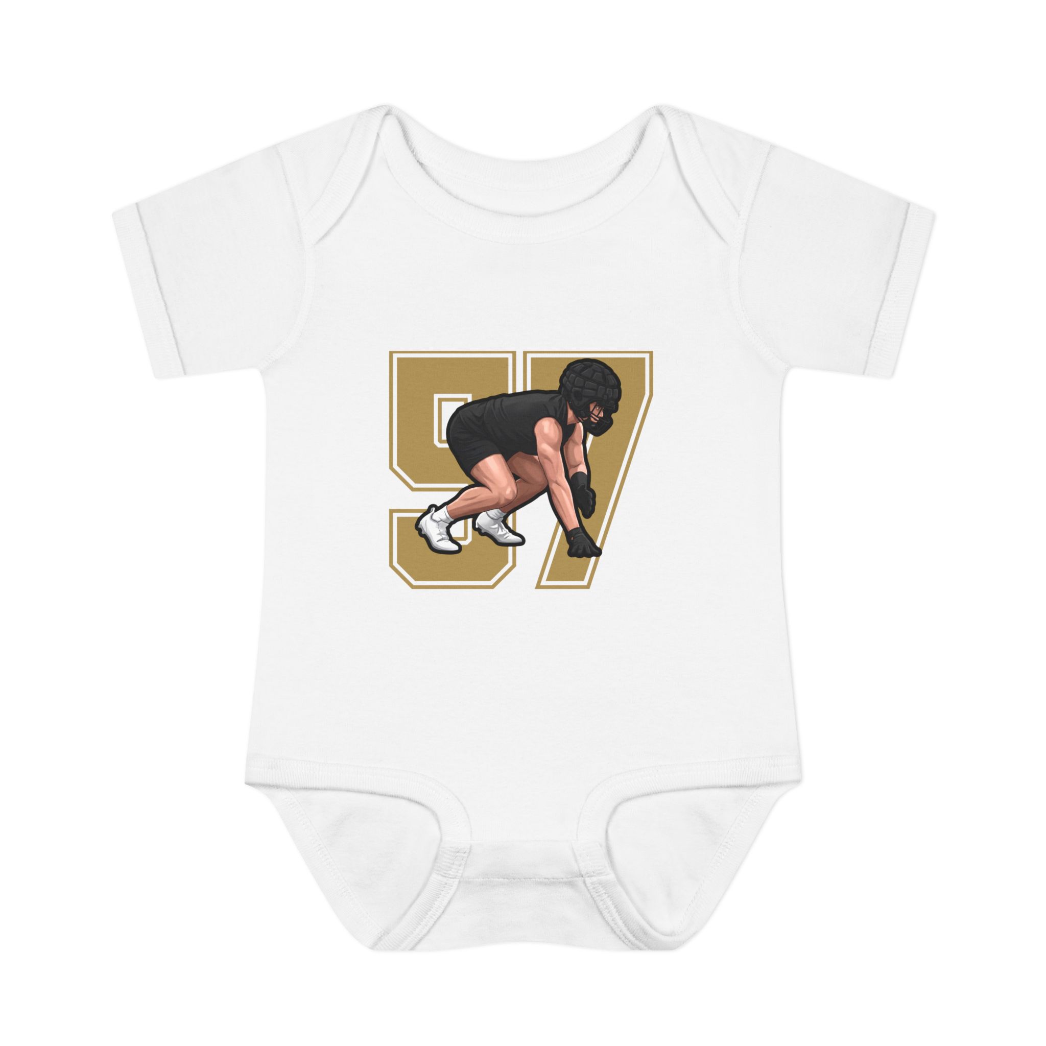 Baby Onesie — character_number in White
