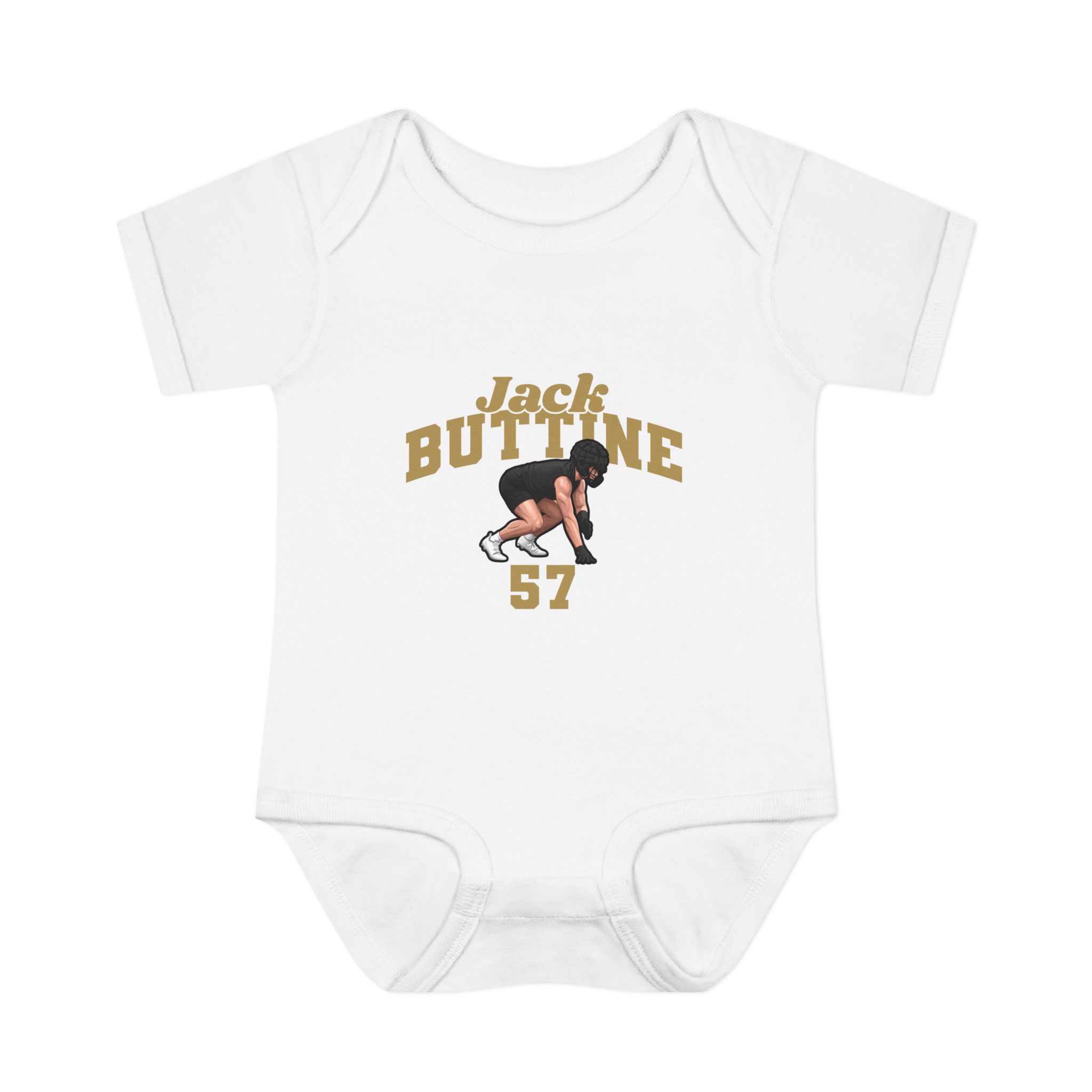 Baby Onesie — character_signature_arch in White