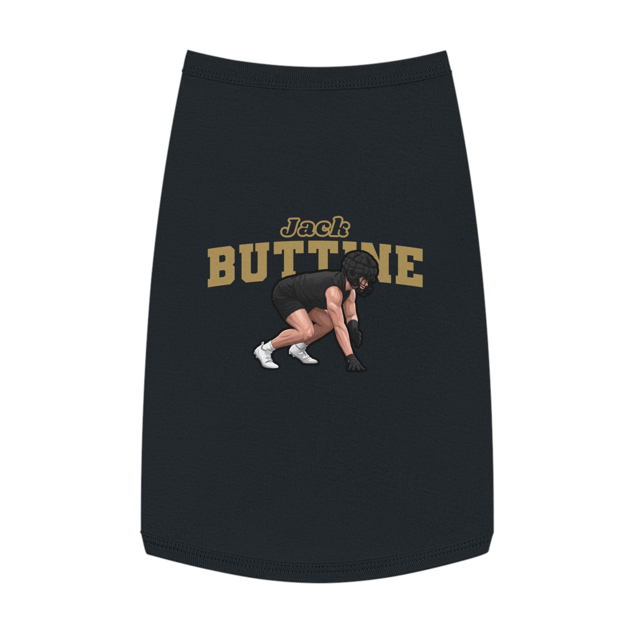 Pet Tank Top — character_name_arch in White