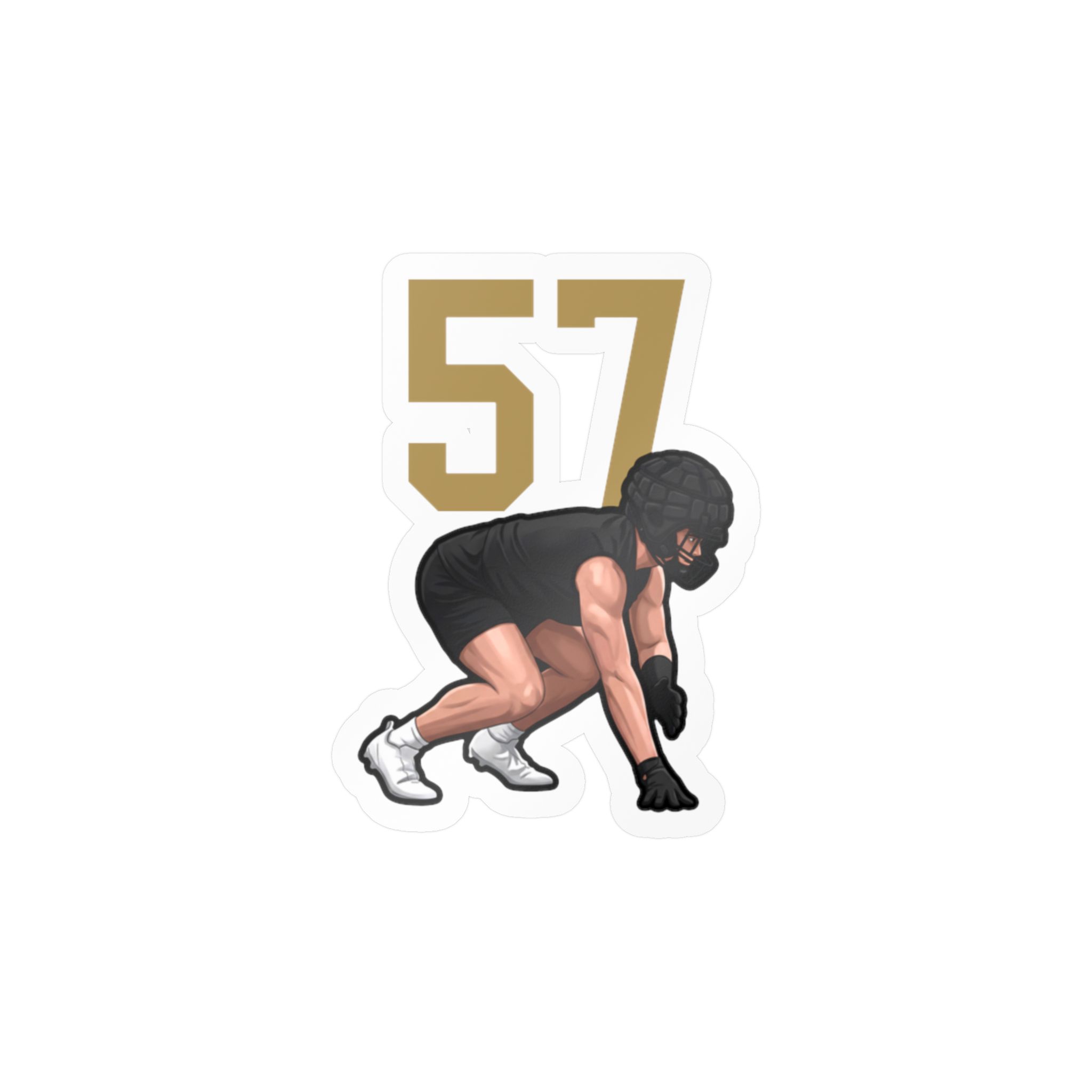 Vinyl Sticker — character_number_top in Classic
