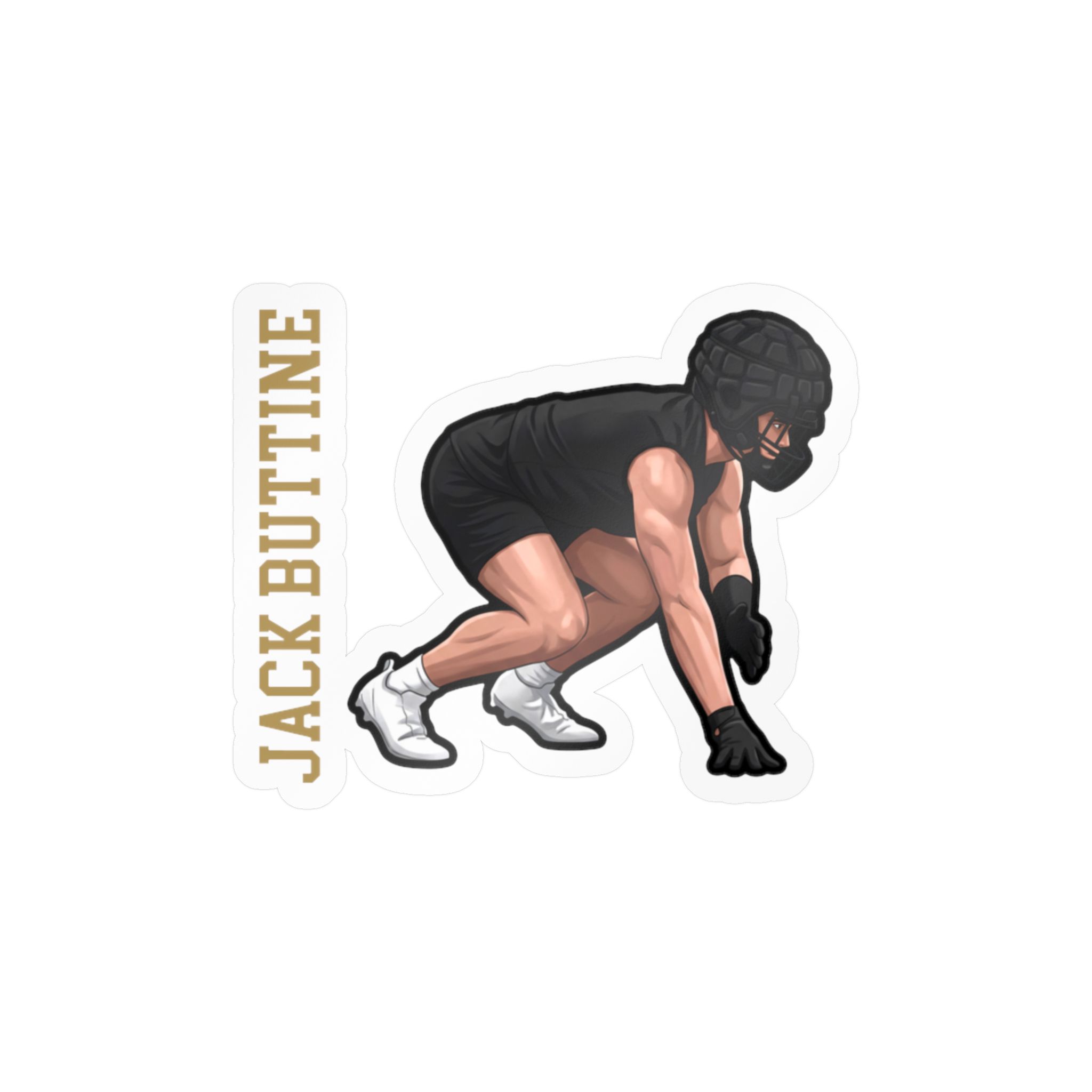 Vinyl Sticker — character_name_vertical in Classic