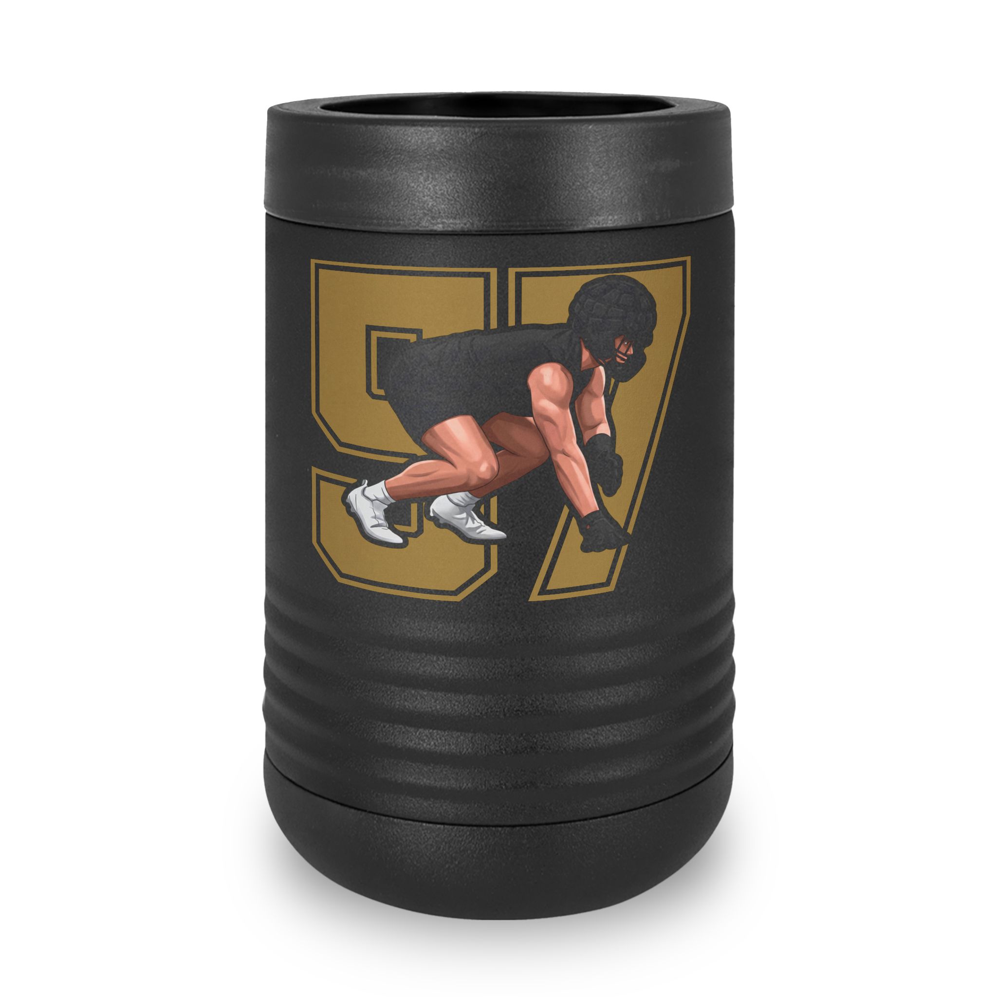Stainless Can Cooler — character_number in Black