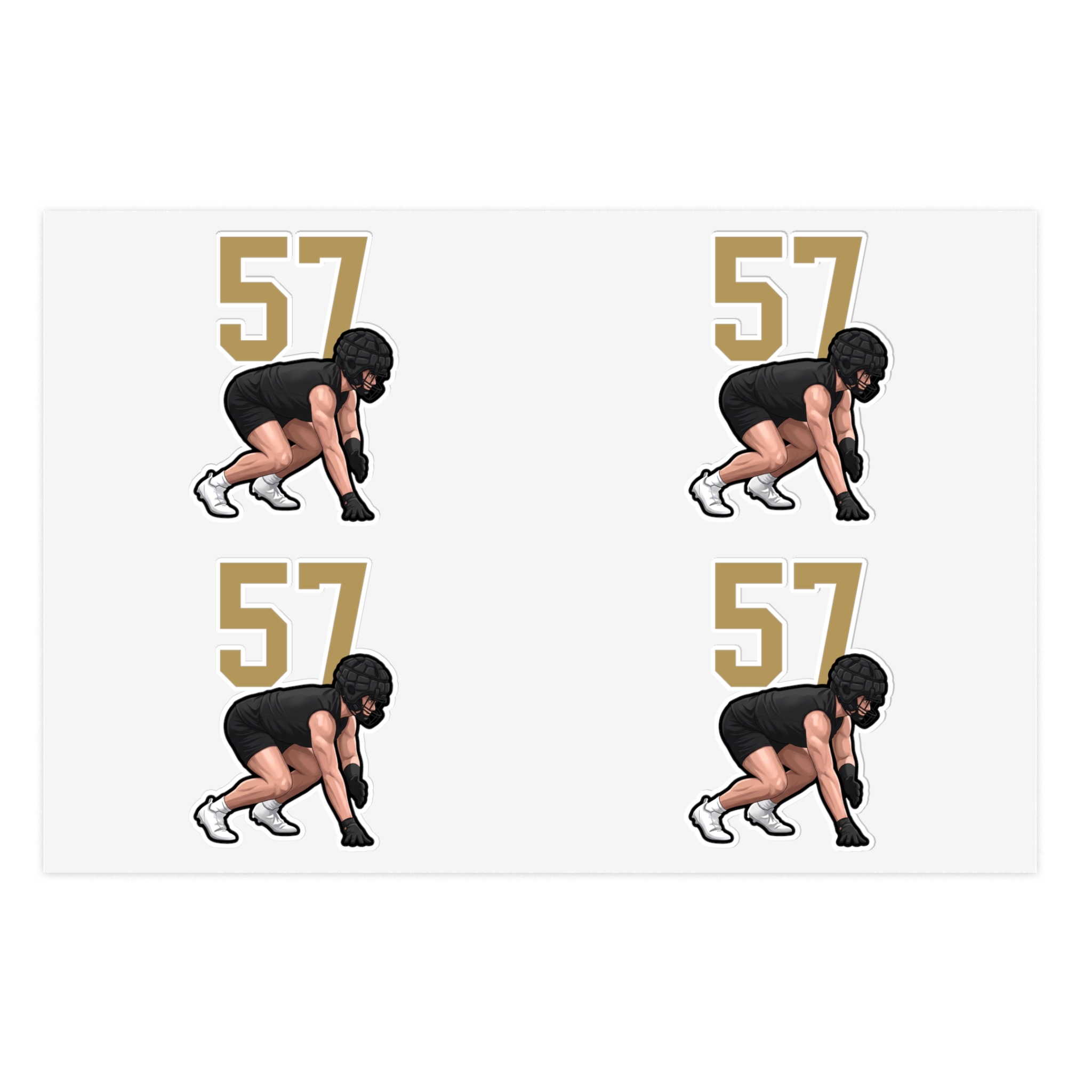 Sticker Sheet — character_number_top in Classic