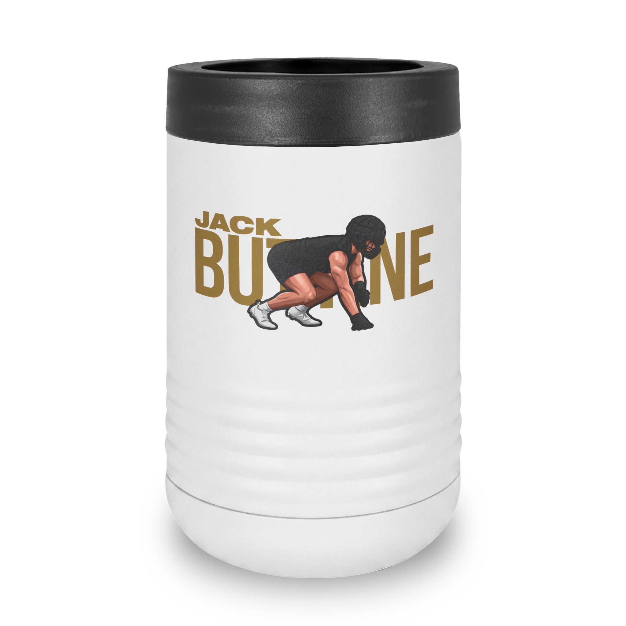 Stainless Can Cooler — character_player_name in White