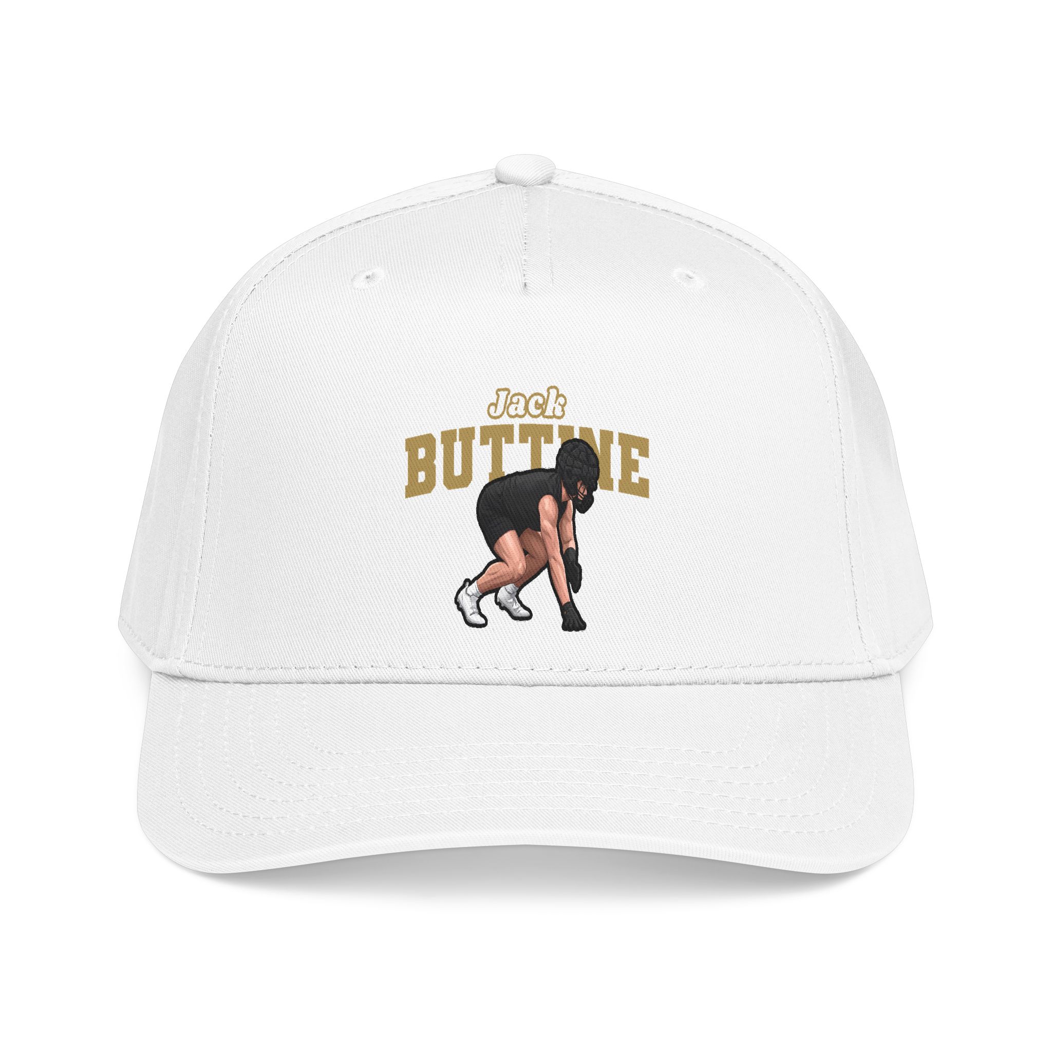 Baseball Cap — character_name_arch in White