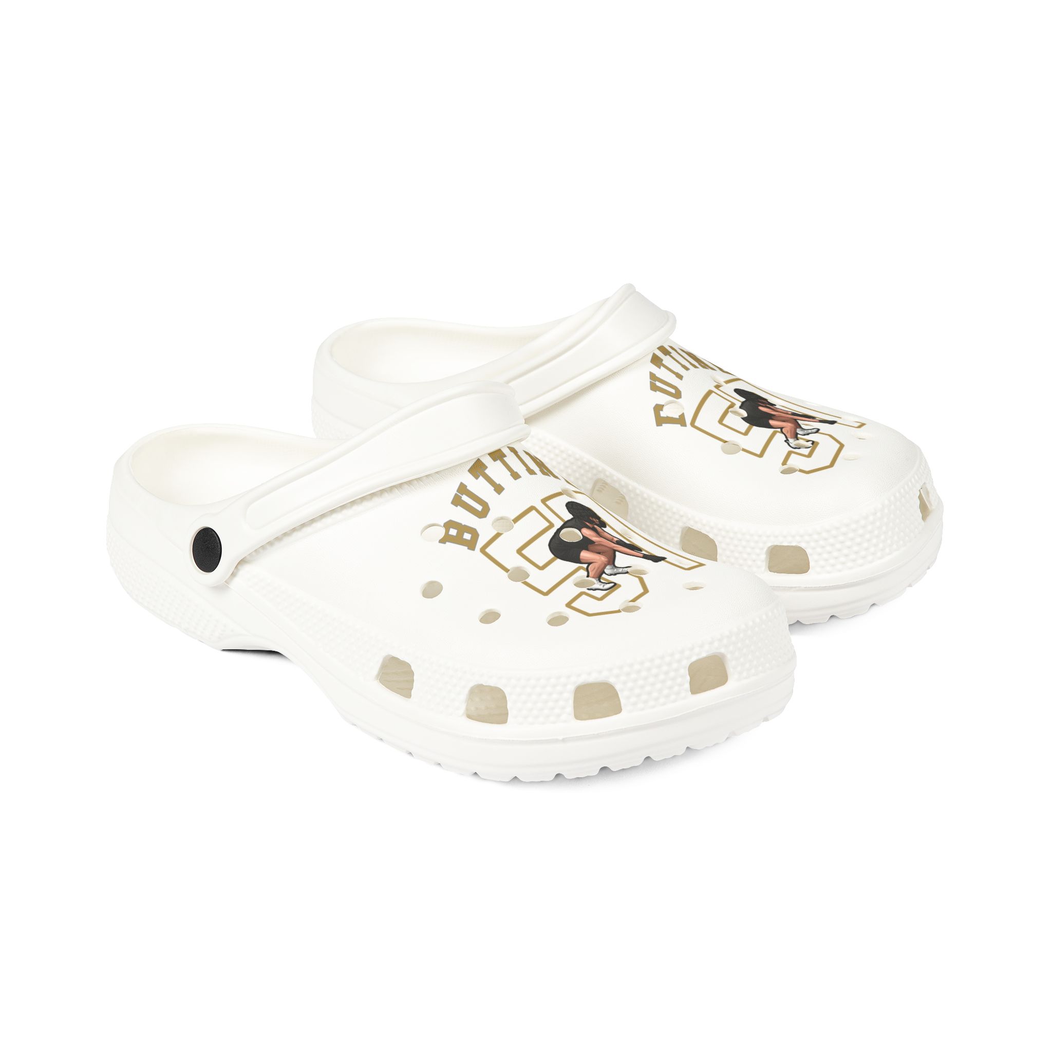 Rubber Clogs — character_shirsey_arch in White