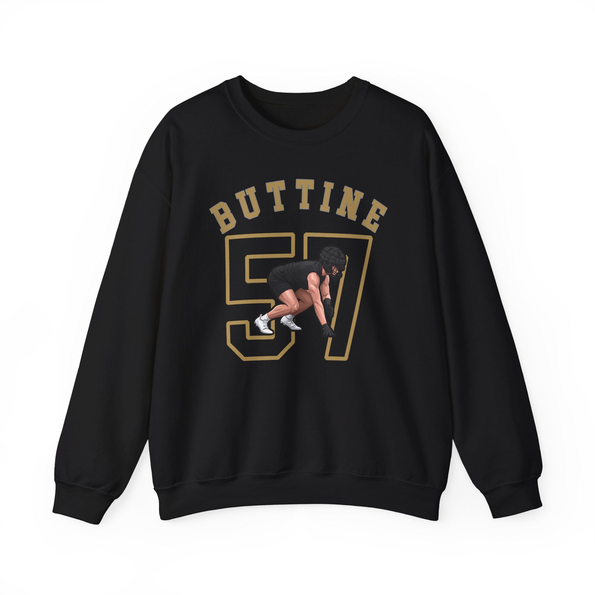 Crewneck Sweatshirt — character_shirsey_arch in Black