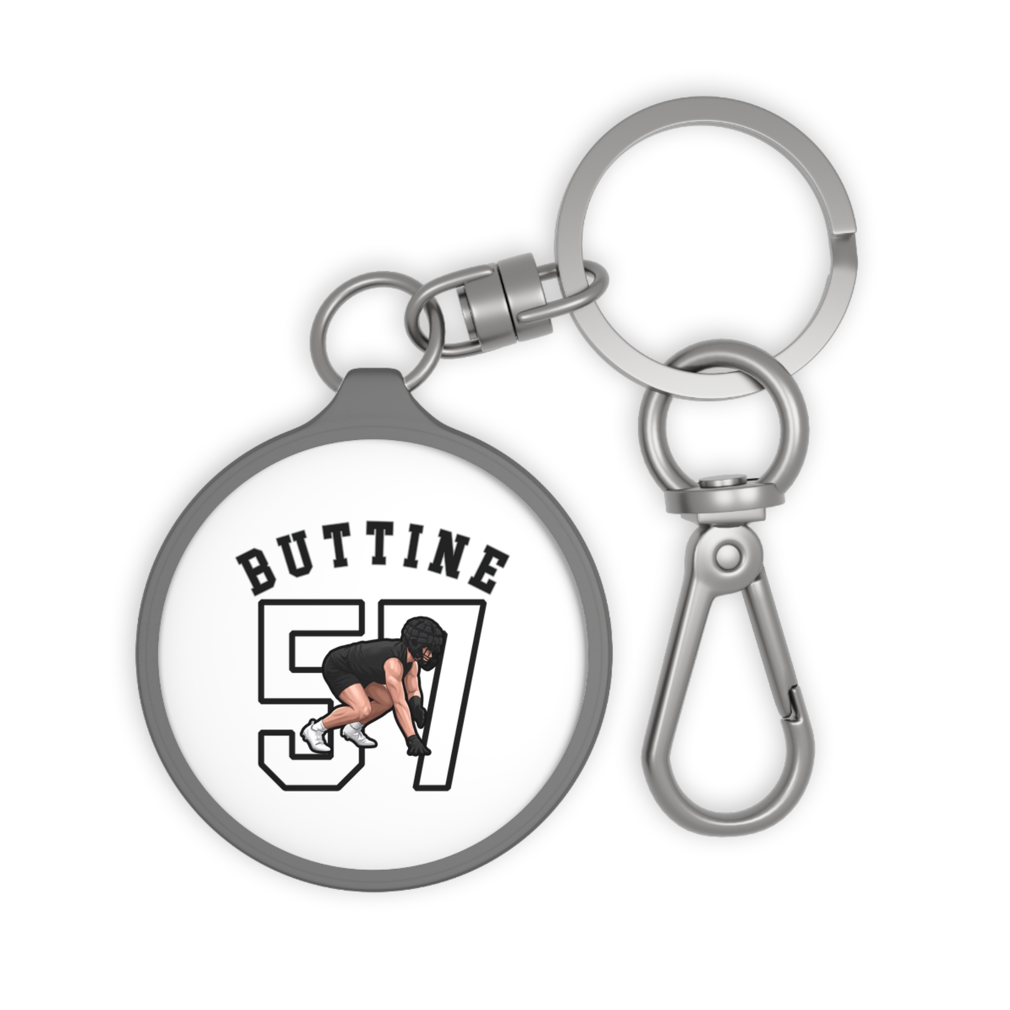 Keychain — character_shirsey_arch in Grey