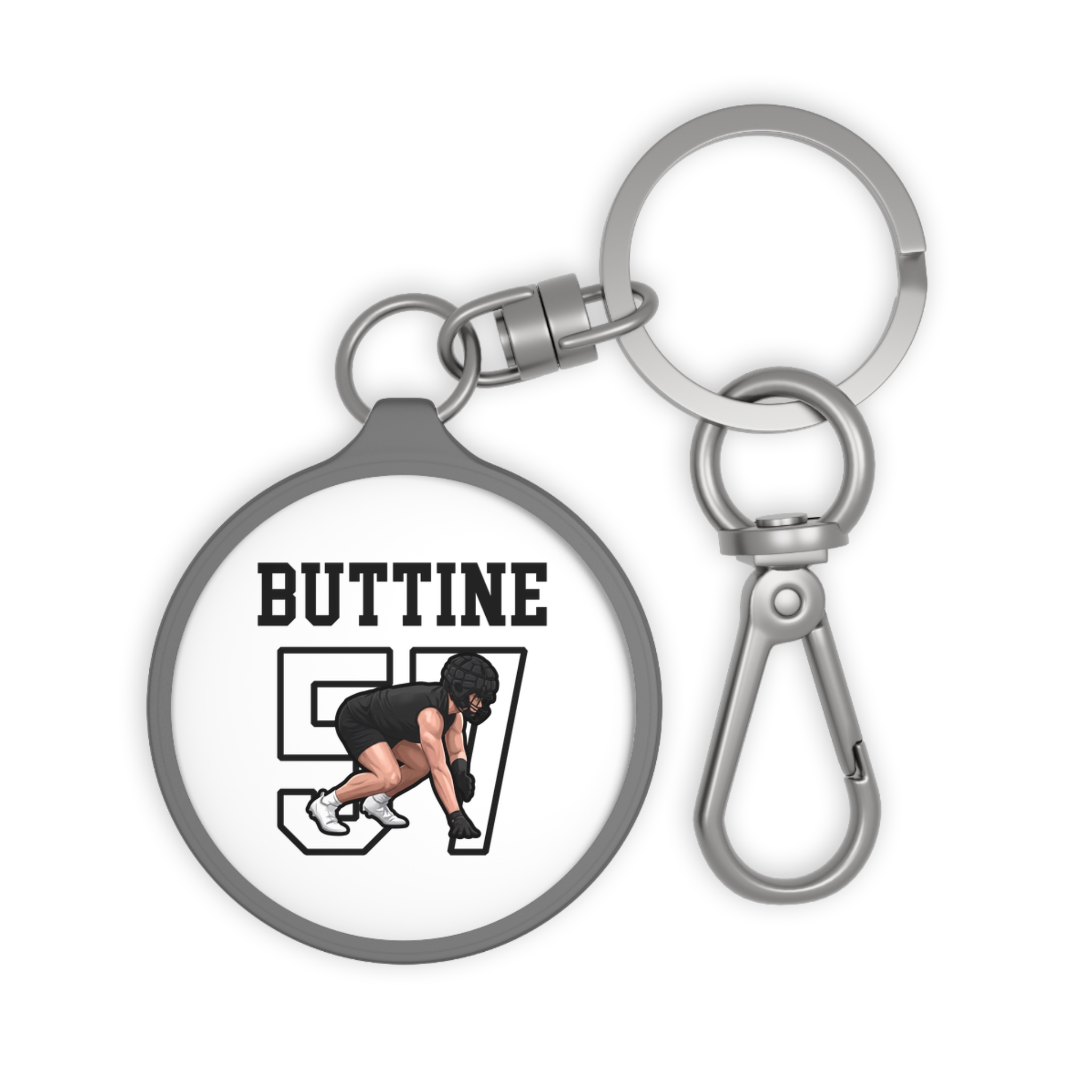 Keychain — character_shirsey in Grey