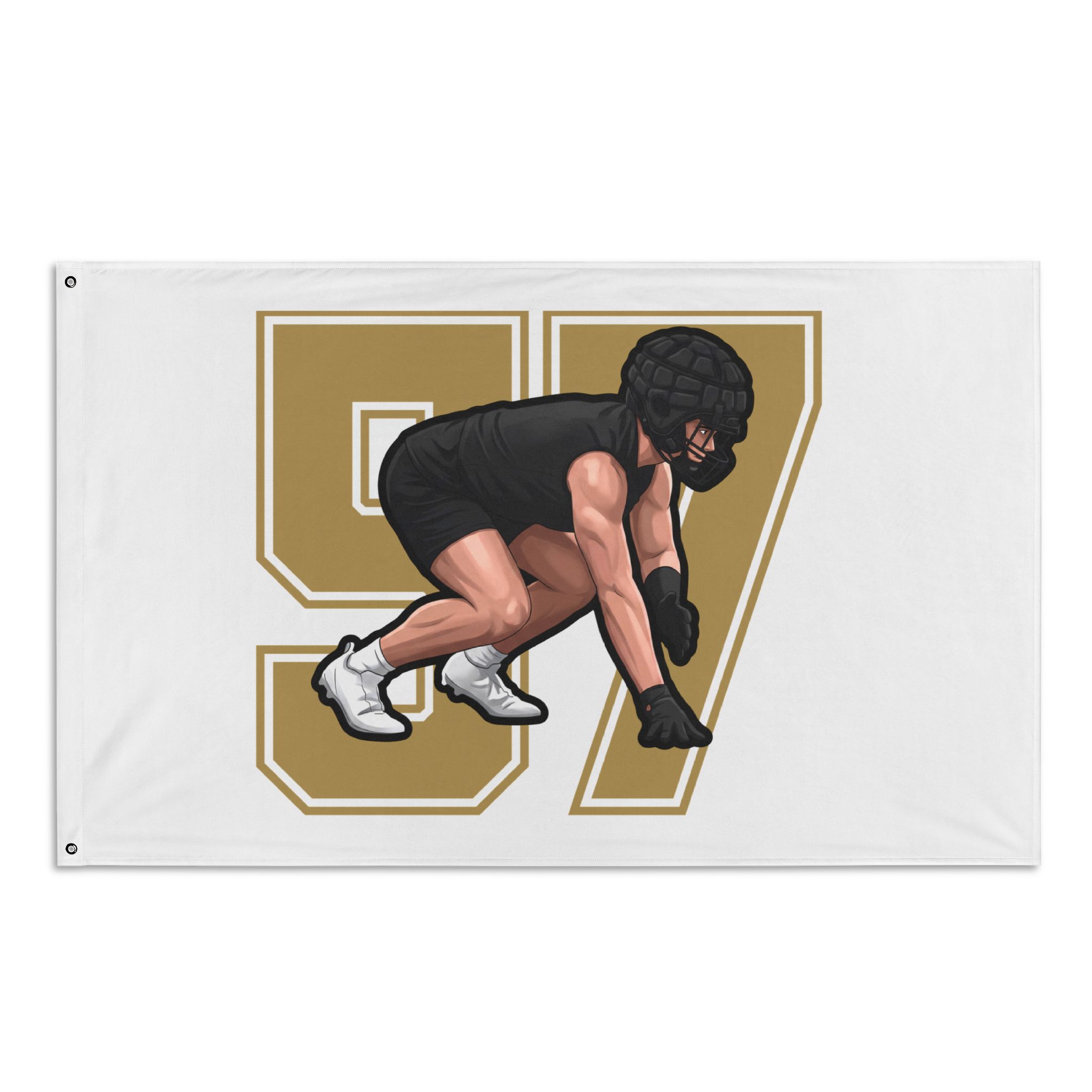 Flag (35 × 56 in) — character_number in Classic