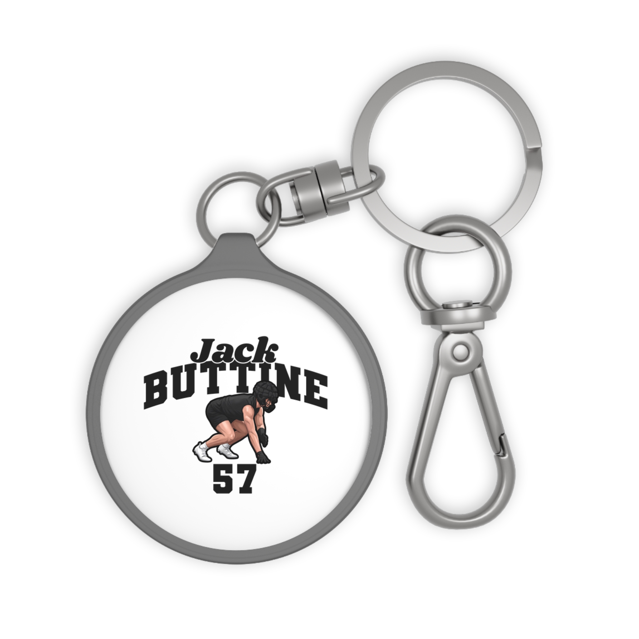 Keychain — character_signature_arch in Grey