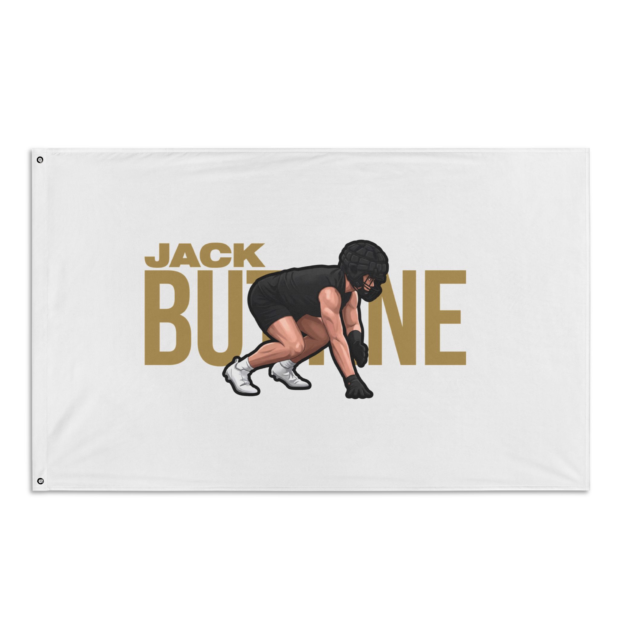 Flag (35 × 56 in) — character_player_name in Classic