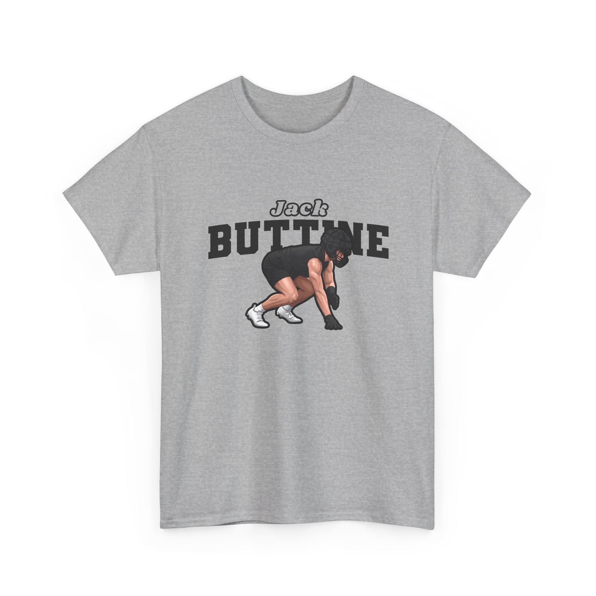 Tee — character_name_arch in Grey