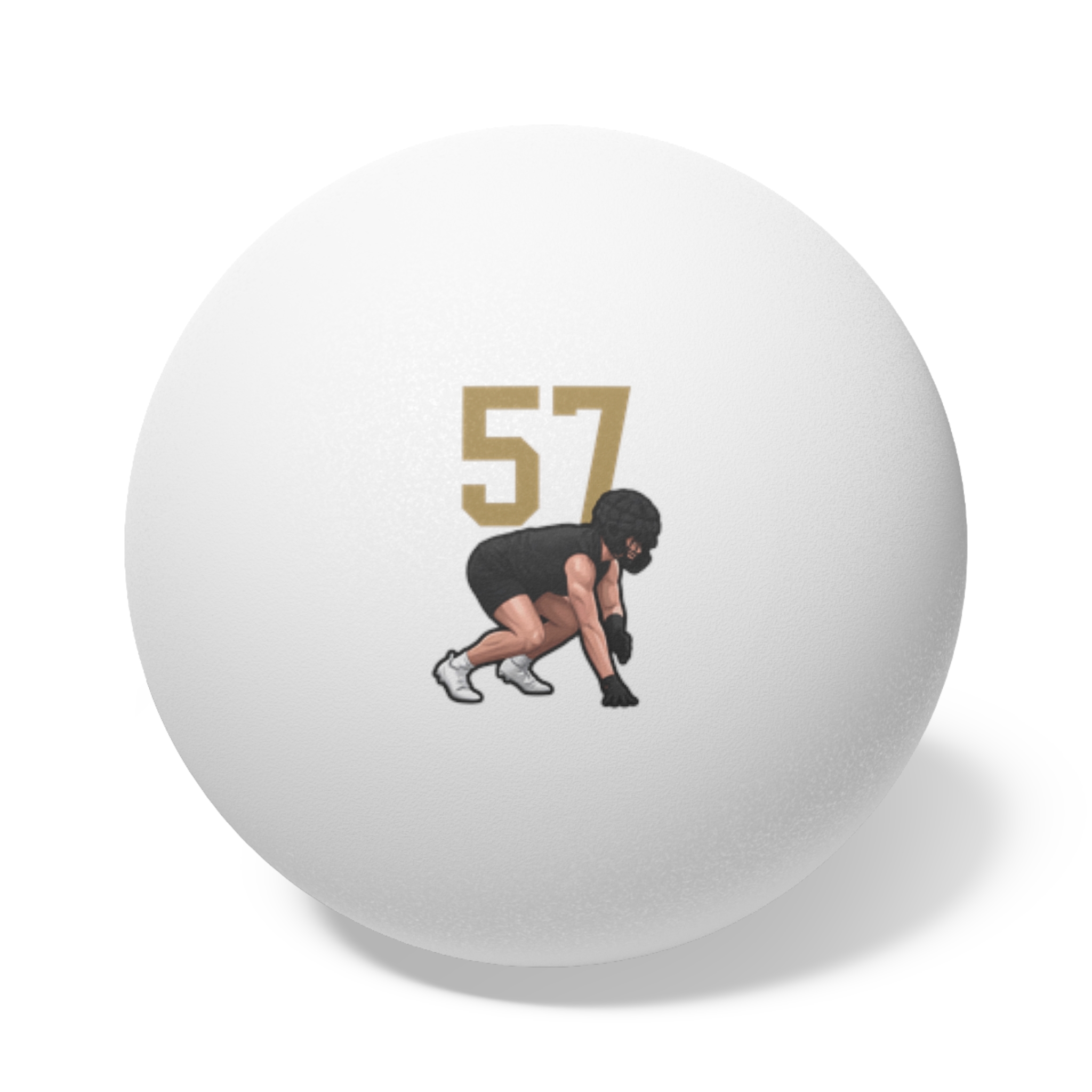 Ping Pong Balls, 6 pcs — character_number_top in White