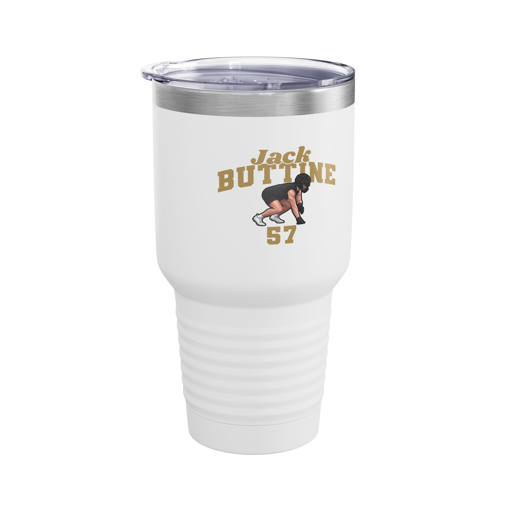 30oz Tumbler — character_signature_arch in White
