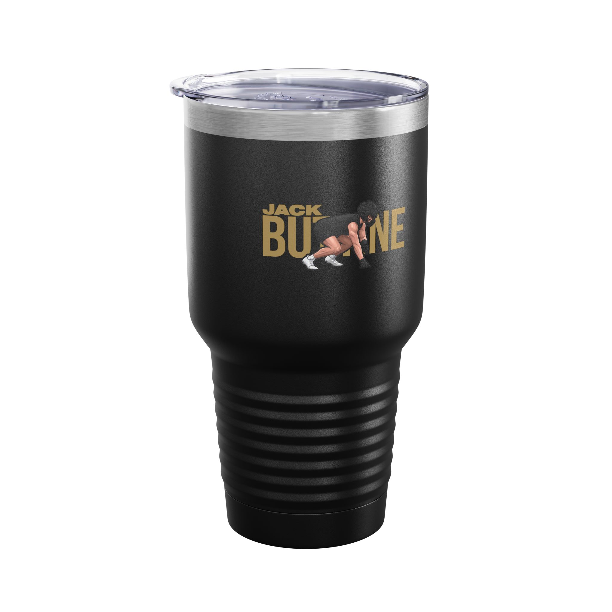 30oz Tumbler — character_player_name in Black