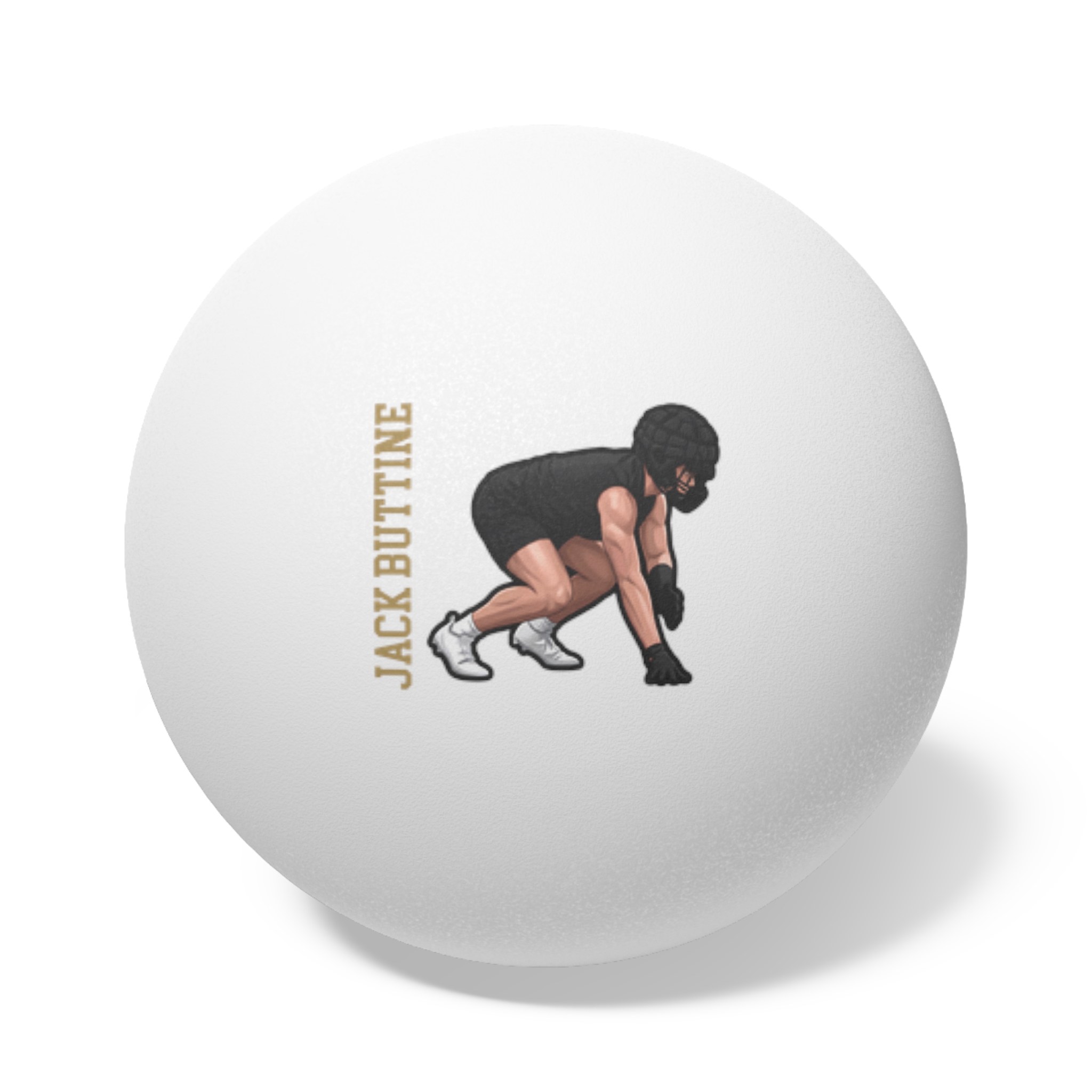 Ping Pong Balls, 6 pcs — character_name_vertical in White