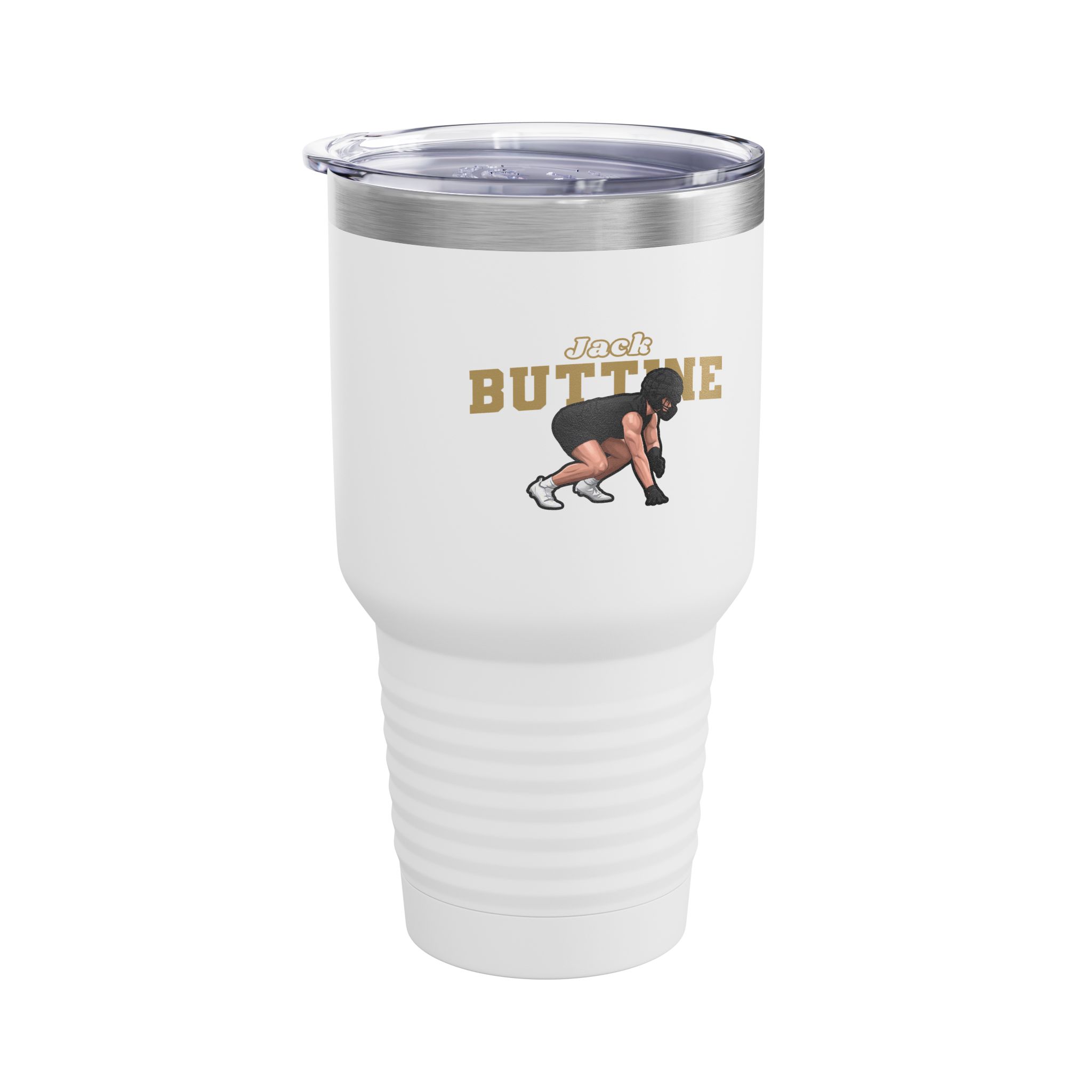 30oz Tumbler — character_name_arch in White